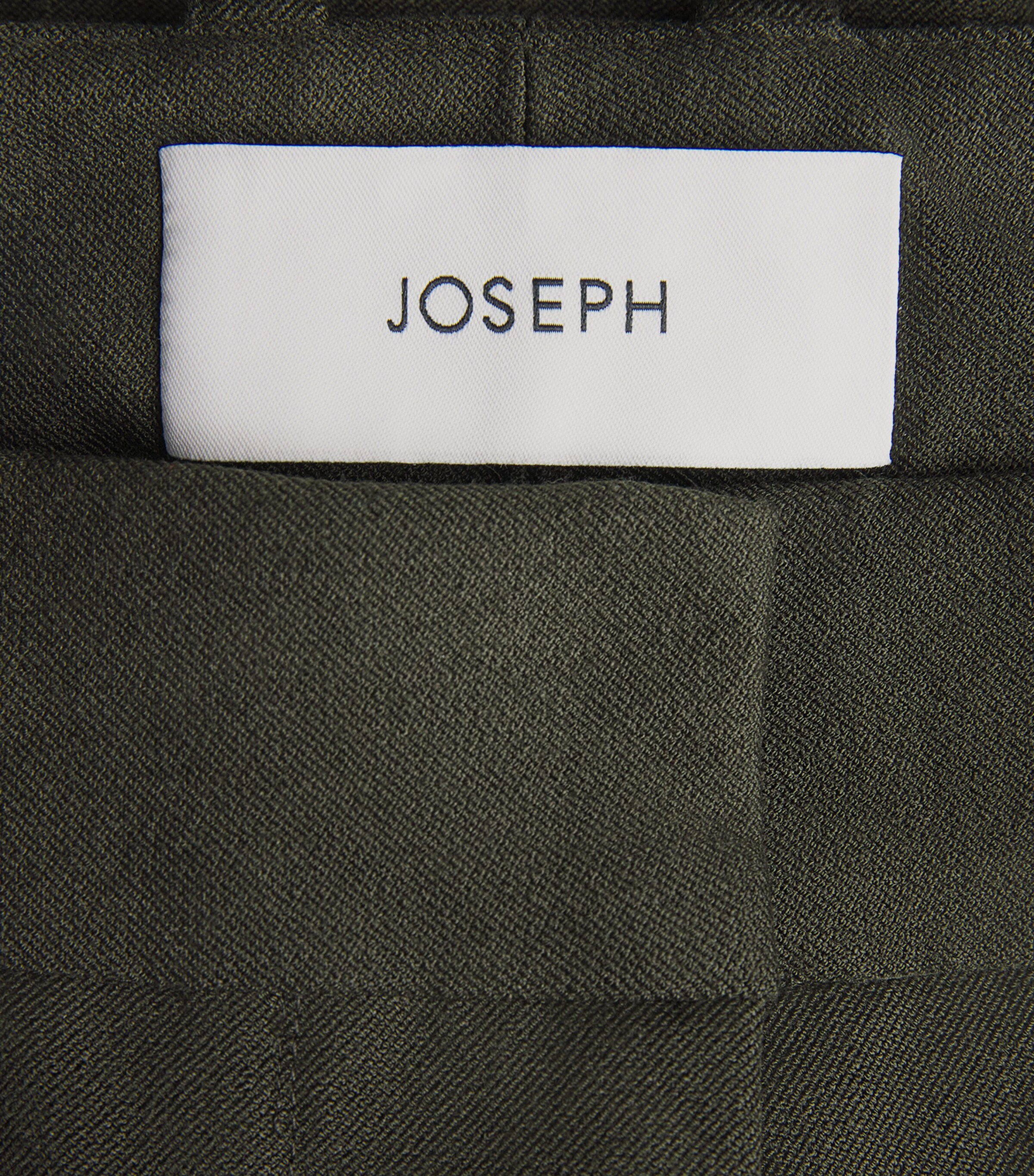 Joseph Womens Stretch-Gabardine Tafira Trousers Palm Leaf Image 5