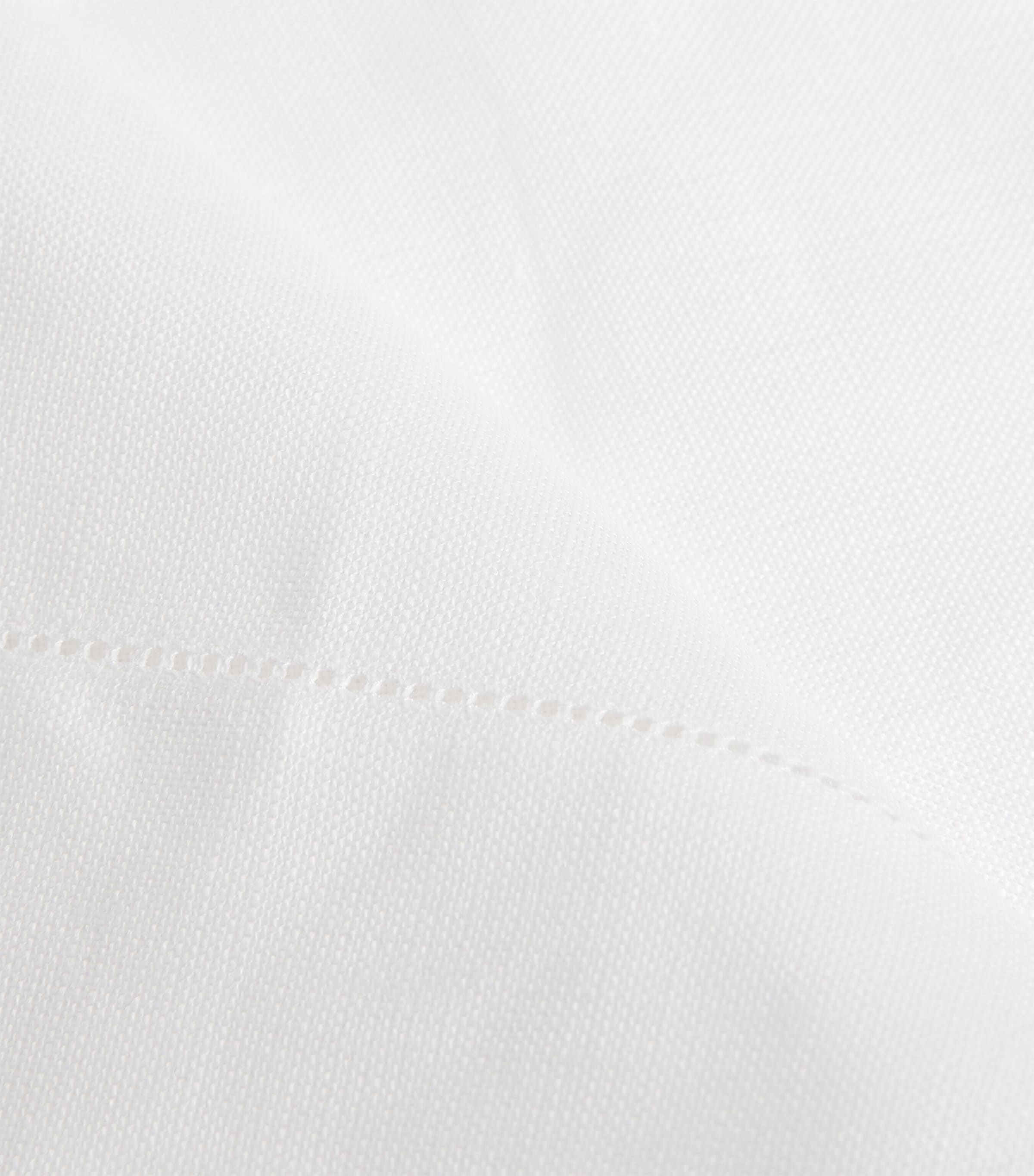 Hemstitch Edge Placemat (36cm x 51cm) WHITE Image 2