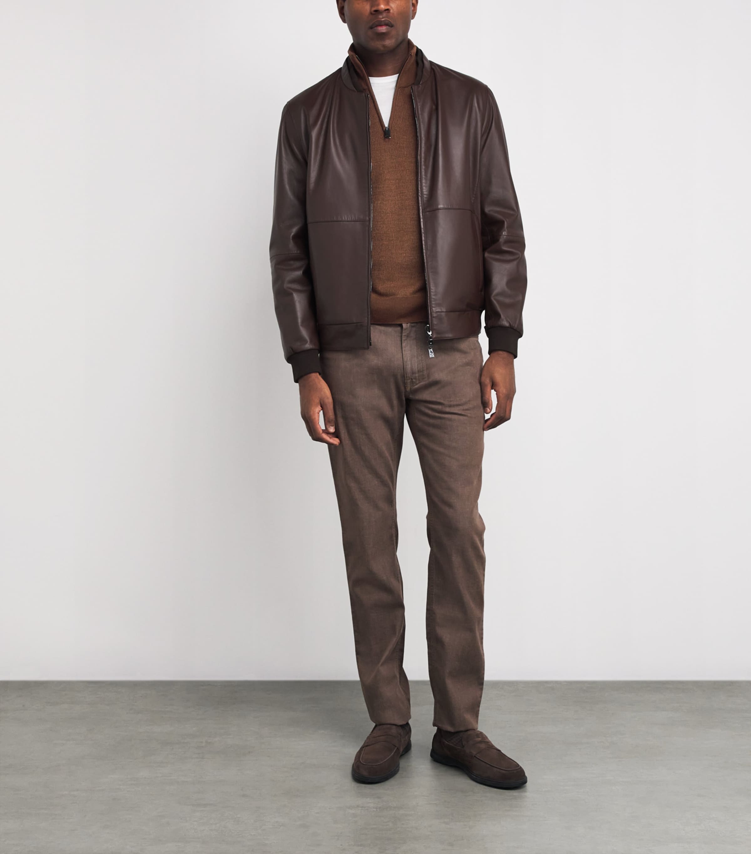 Cashmere-Wool Half-Zip Sweater 2423 Image 2