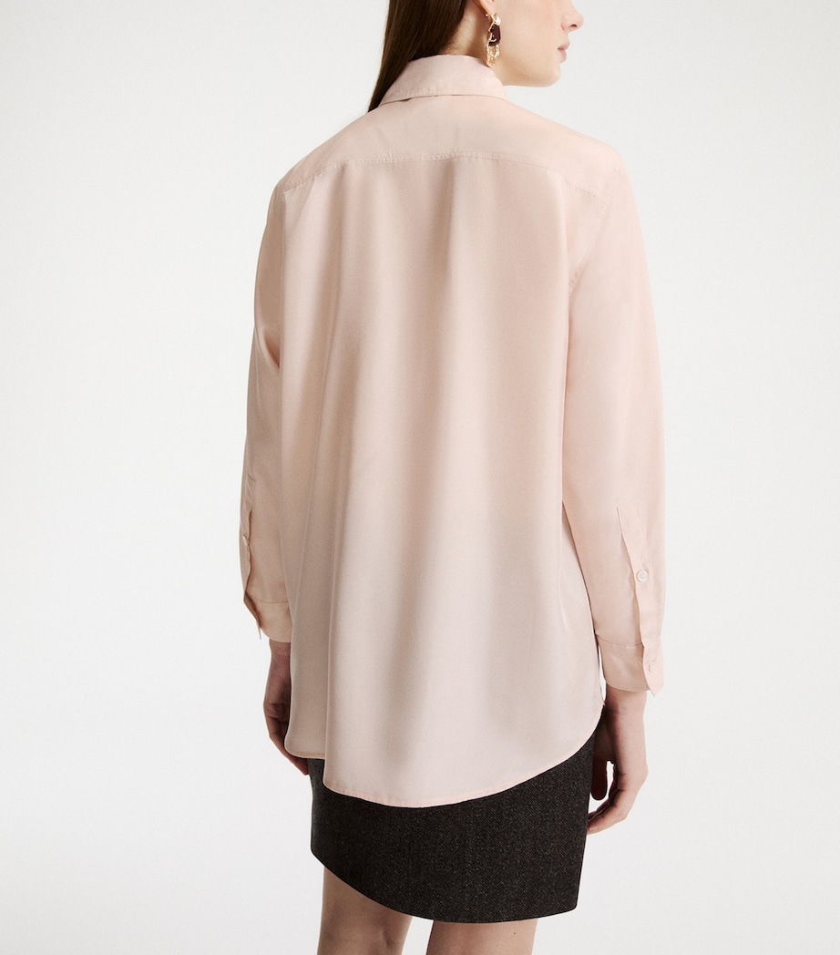 Marella Womens Silk Shirt Powder Image 3