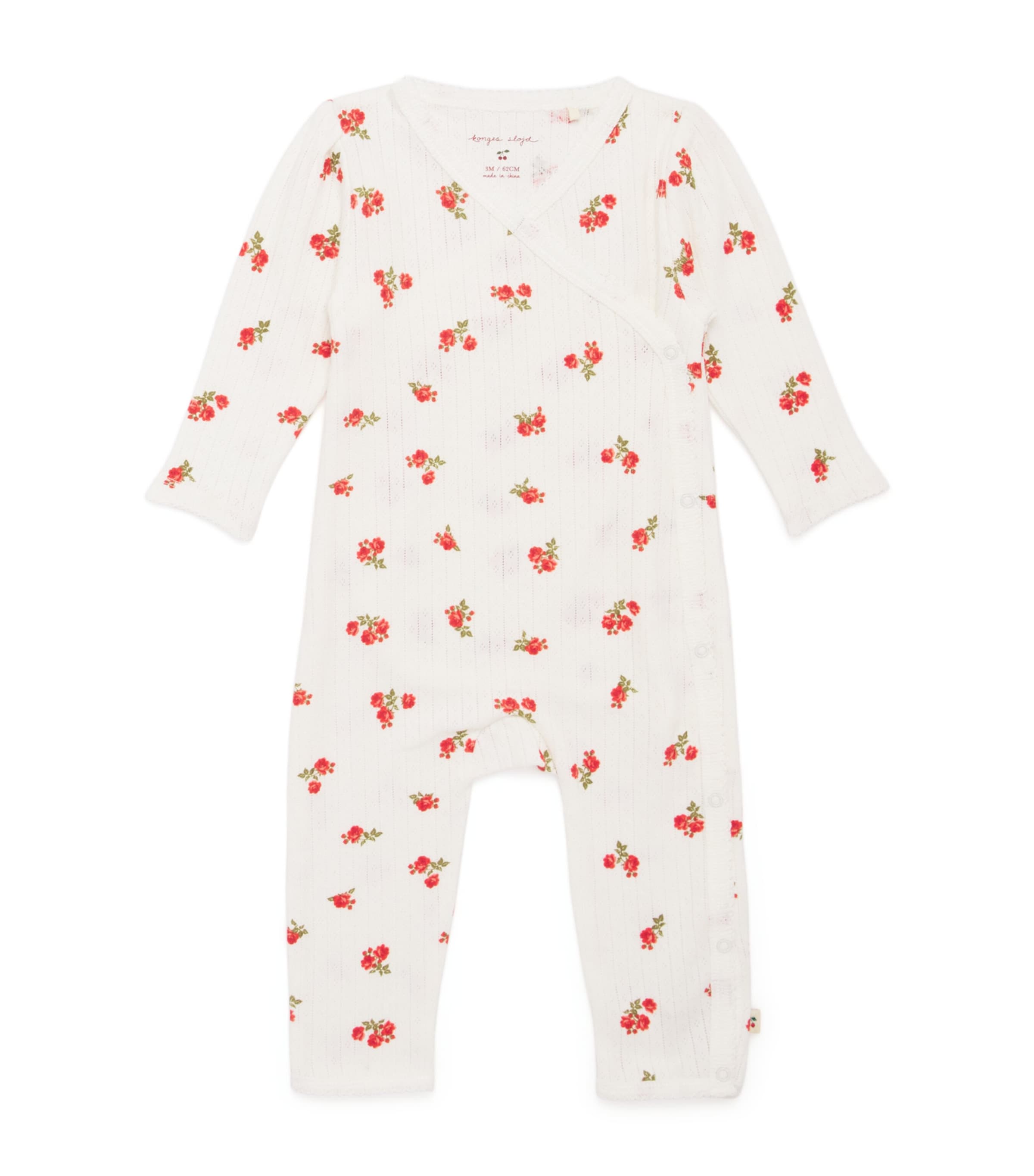 Shop Konges Slojd Organic Cotton Minnie Playsuit In White