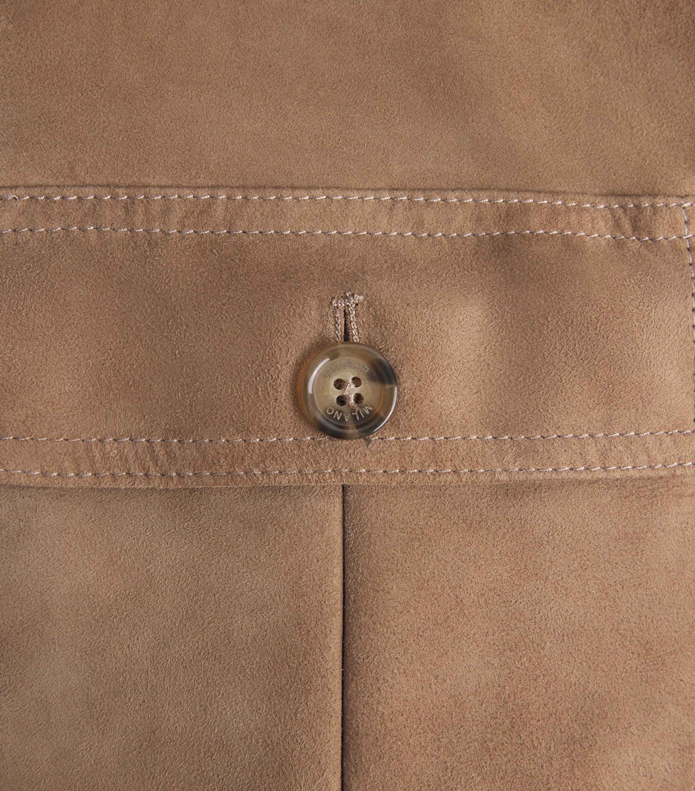 Valstar Mens Suede Valstarino Bomber Jacket Image 6