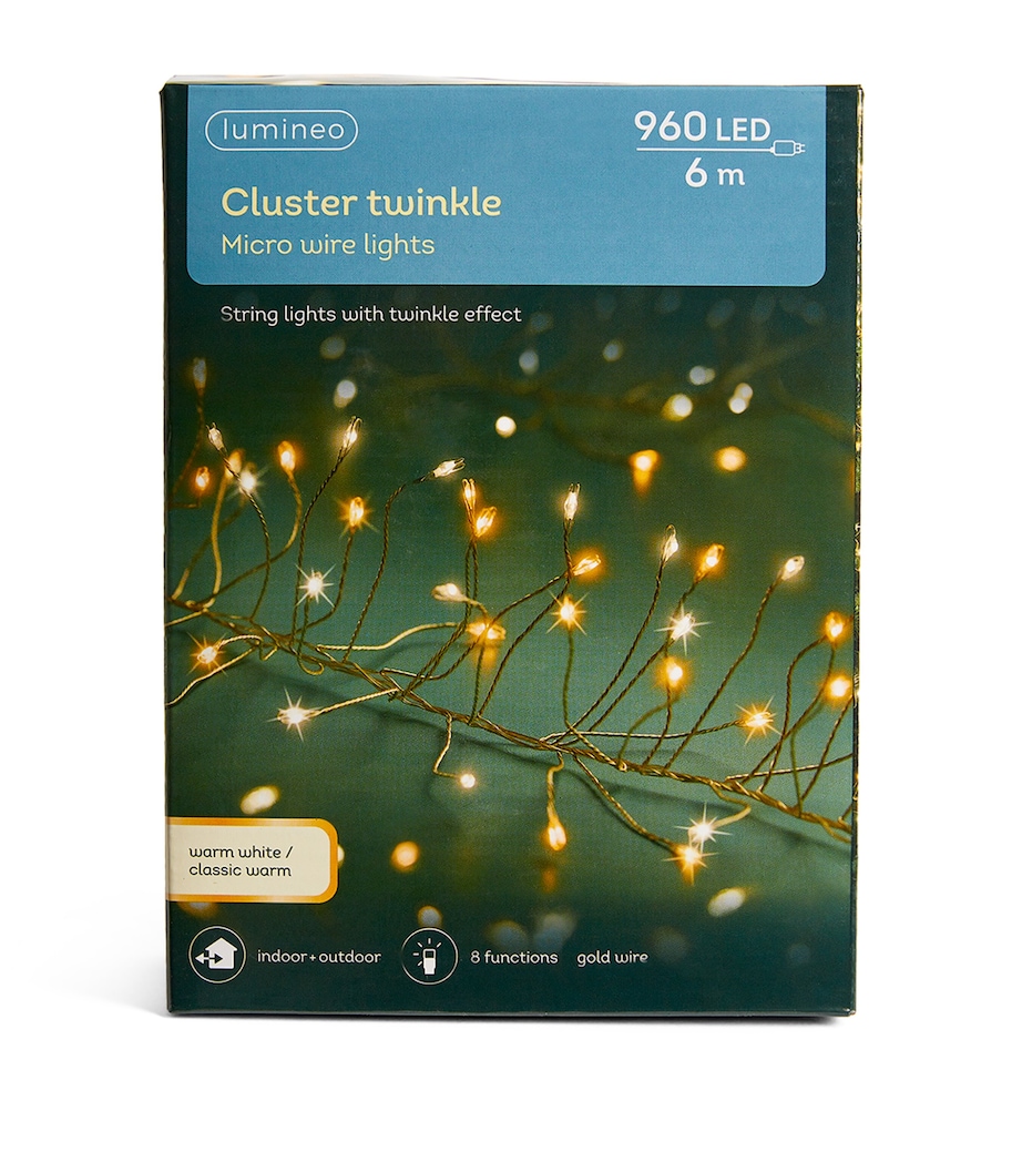 Cluster Twinkle Micro Wire Lights MULTI Image 1