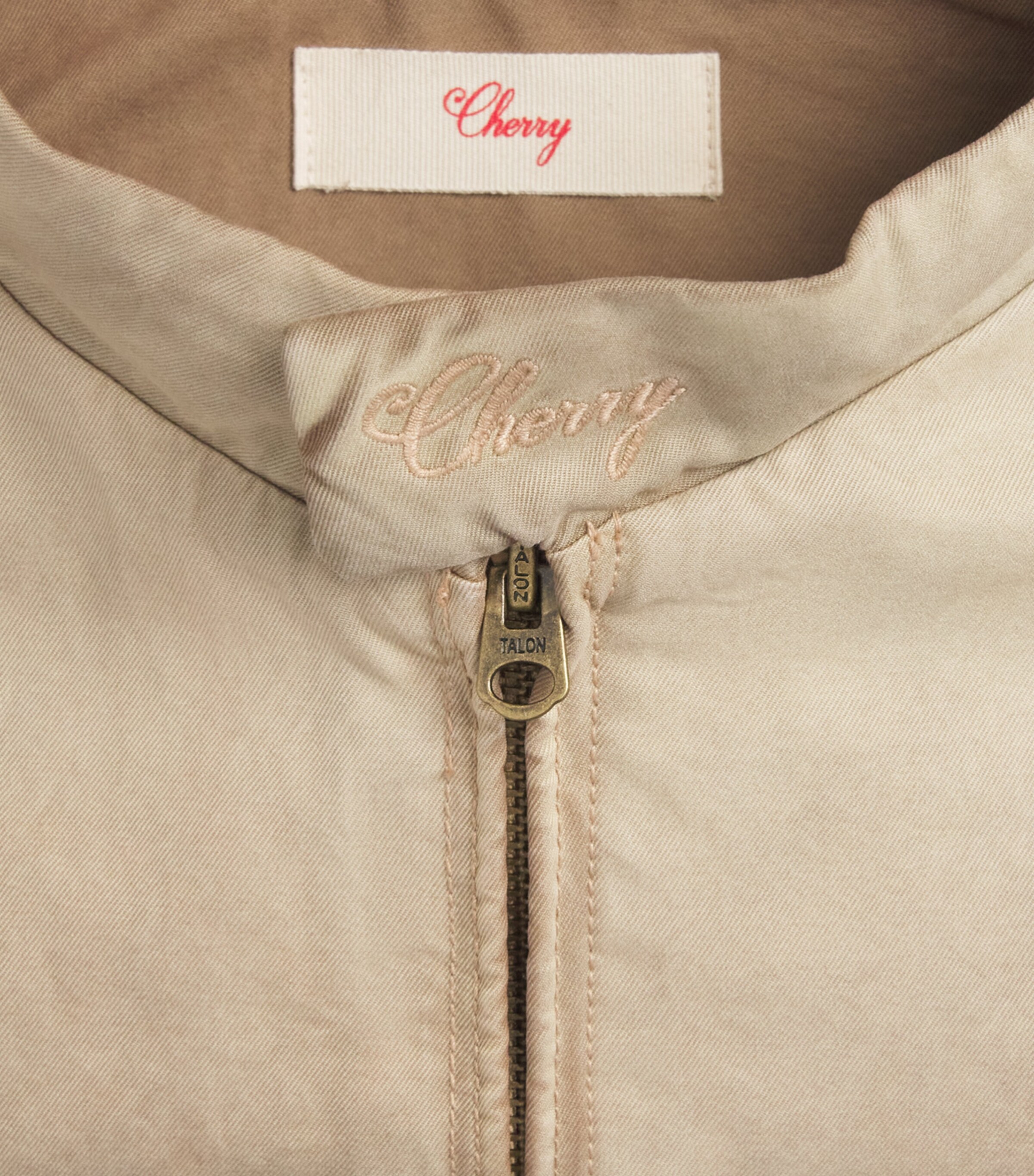 Cherry Los Angeles Mens Sun-Faded Championship Bomber Jacket Desert Tan Image 6