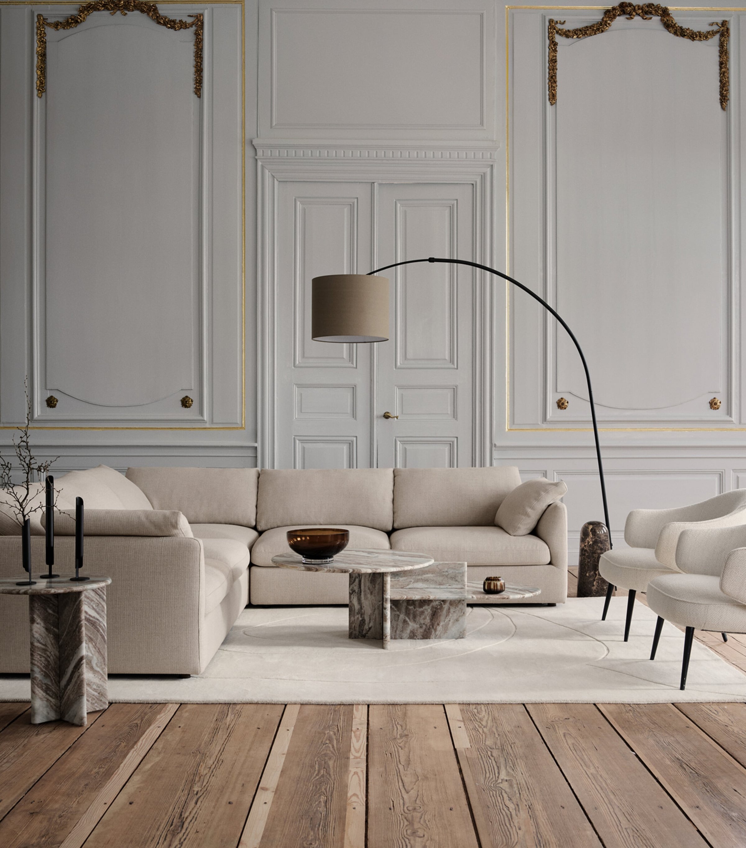 BoConcept Milano 6-Seater Corner Sofa Beige Image 2