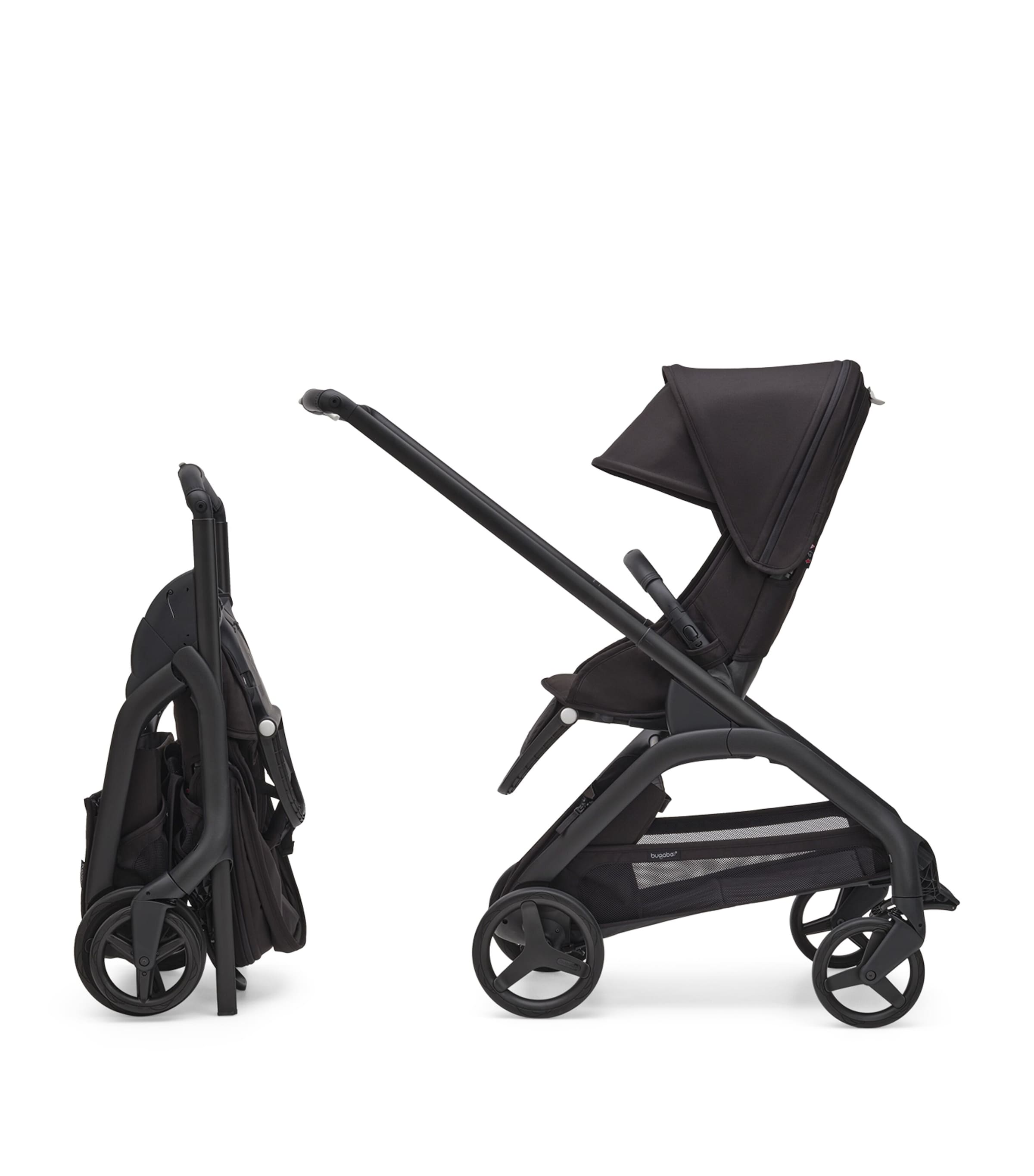 Bugaboo Dragonfly Complete Stroller Black/midnight Black Image 6