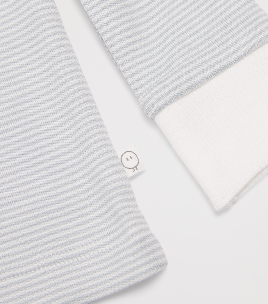 Bamboo-Blend Snoozy Pyjamas (12-24 Months) BLUE STRIPE Image 4