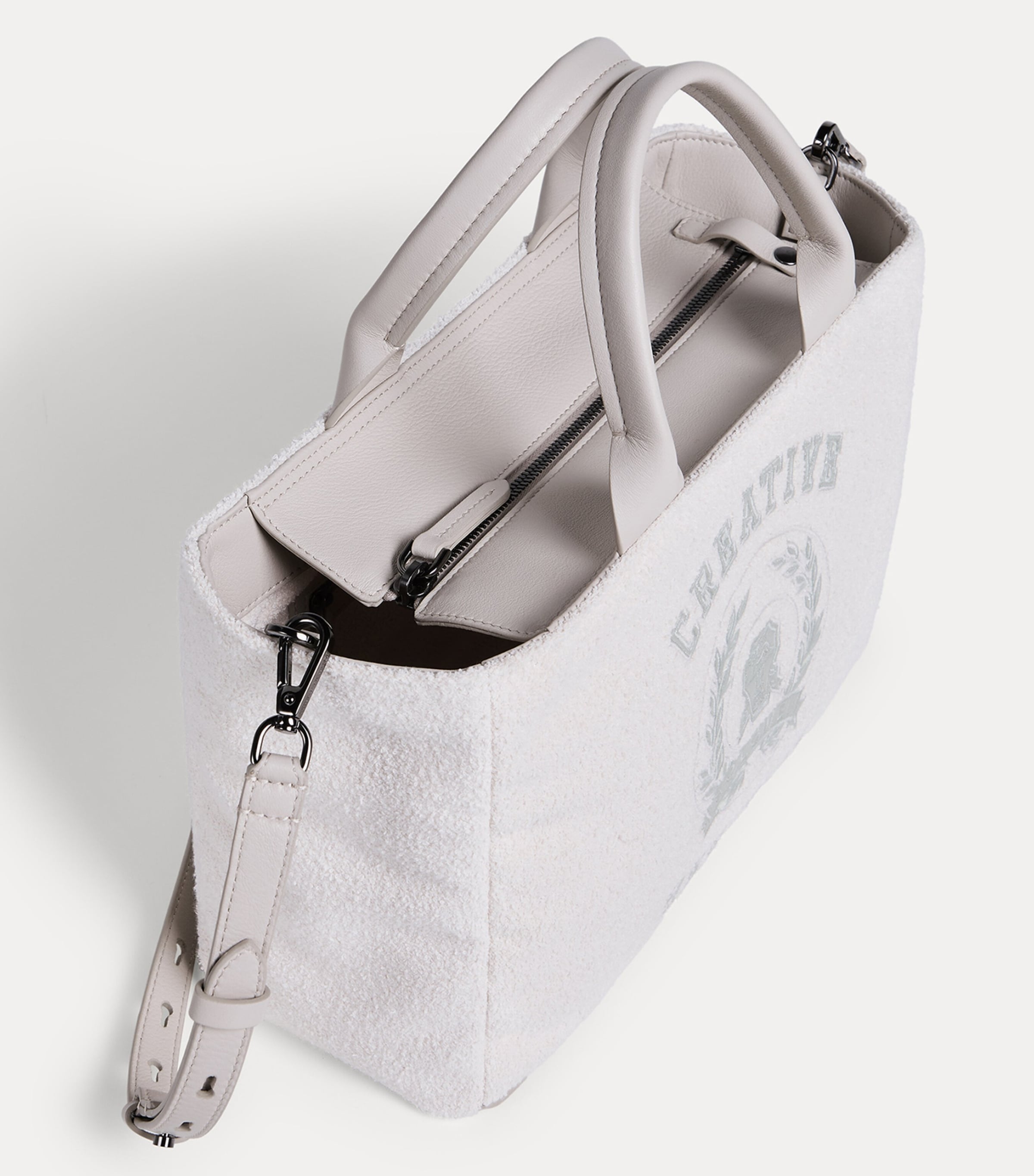 Brunello Cucinelli Kids French Terry Tote Bag Image 2