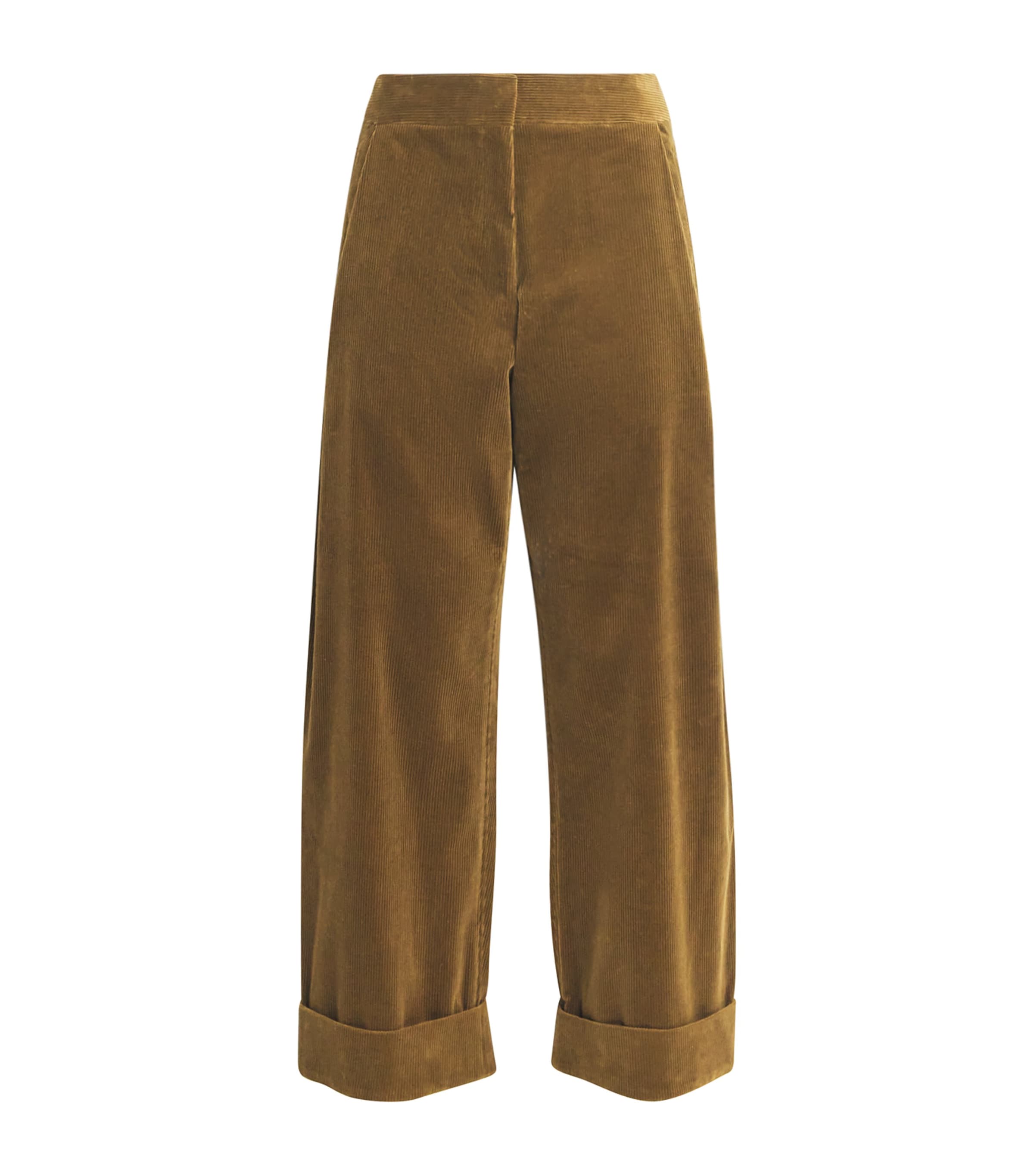 Me+em Corduroy Clever Trousers In Green