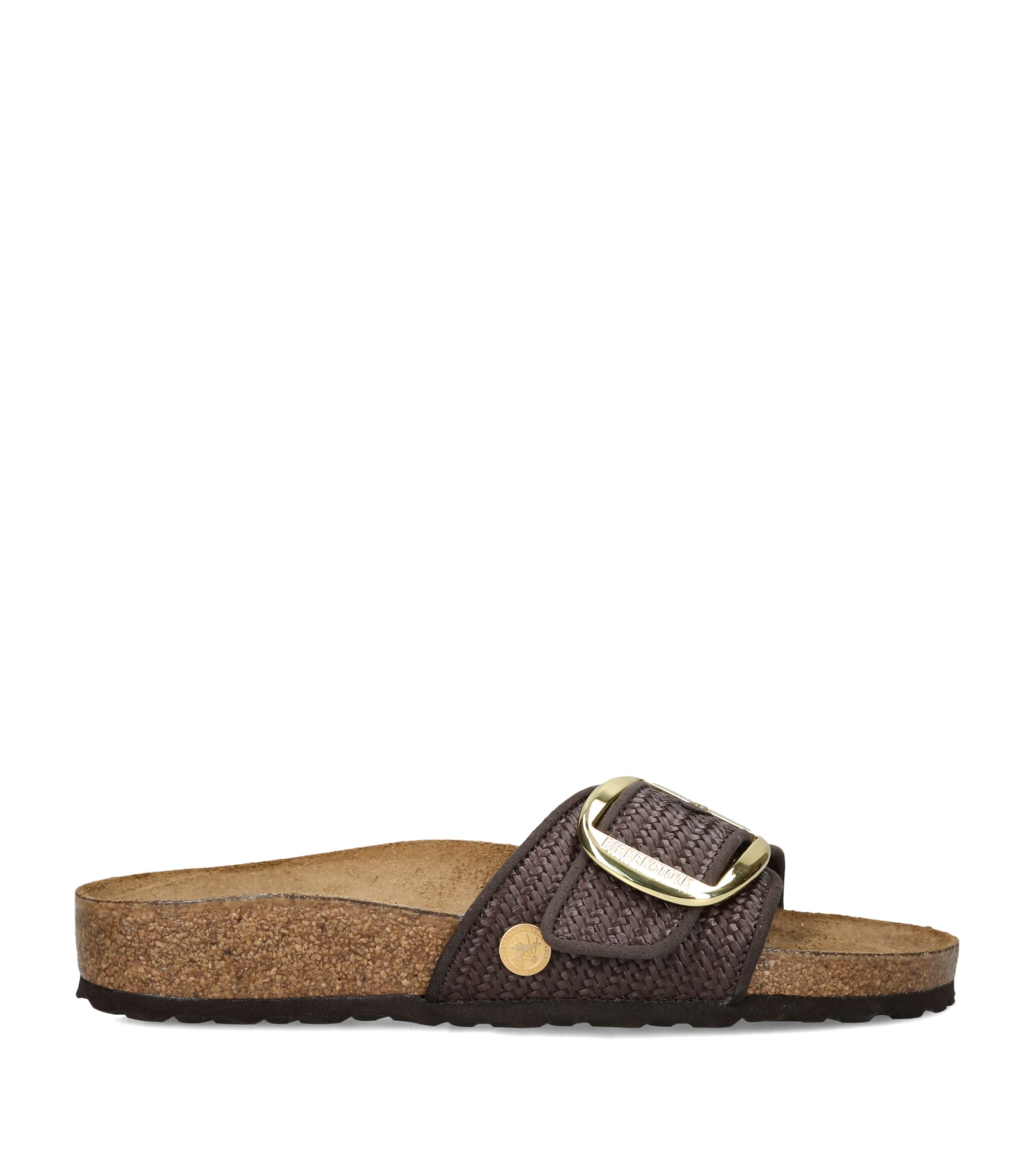 Birkenstock Woven Madrid Big Buckle Sandals (Narrow Fit) Brown Image 1
