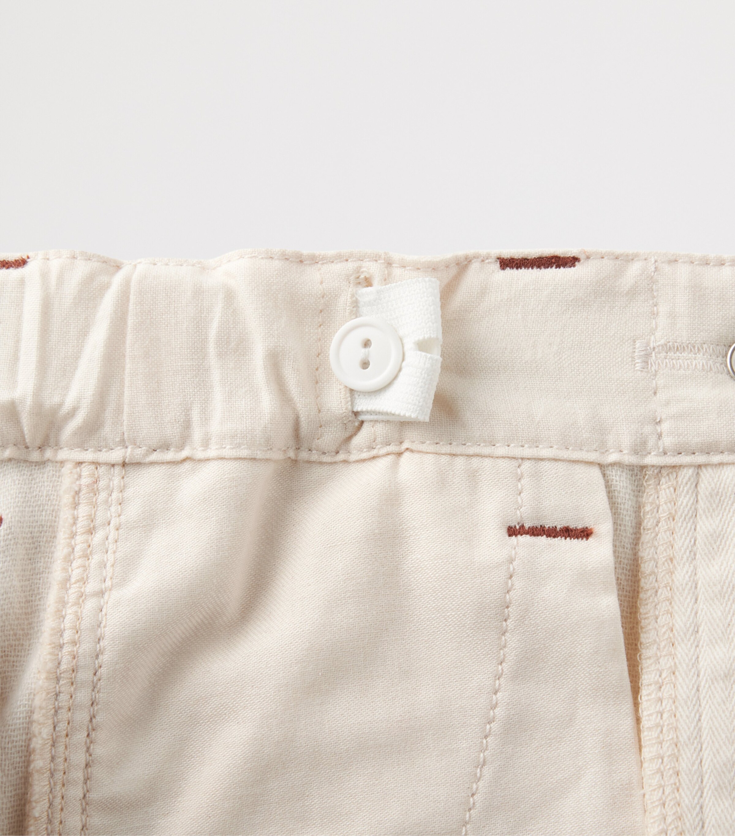 Cotton Embroidered Trousers (3-5 Years) 31 Image 7