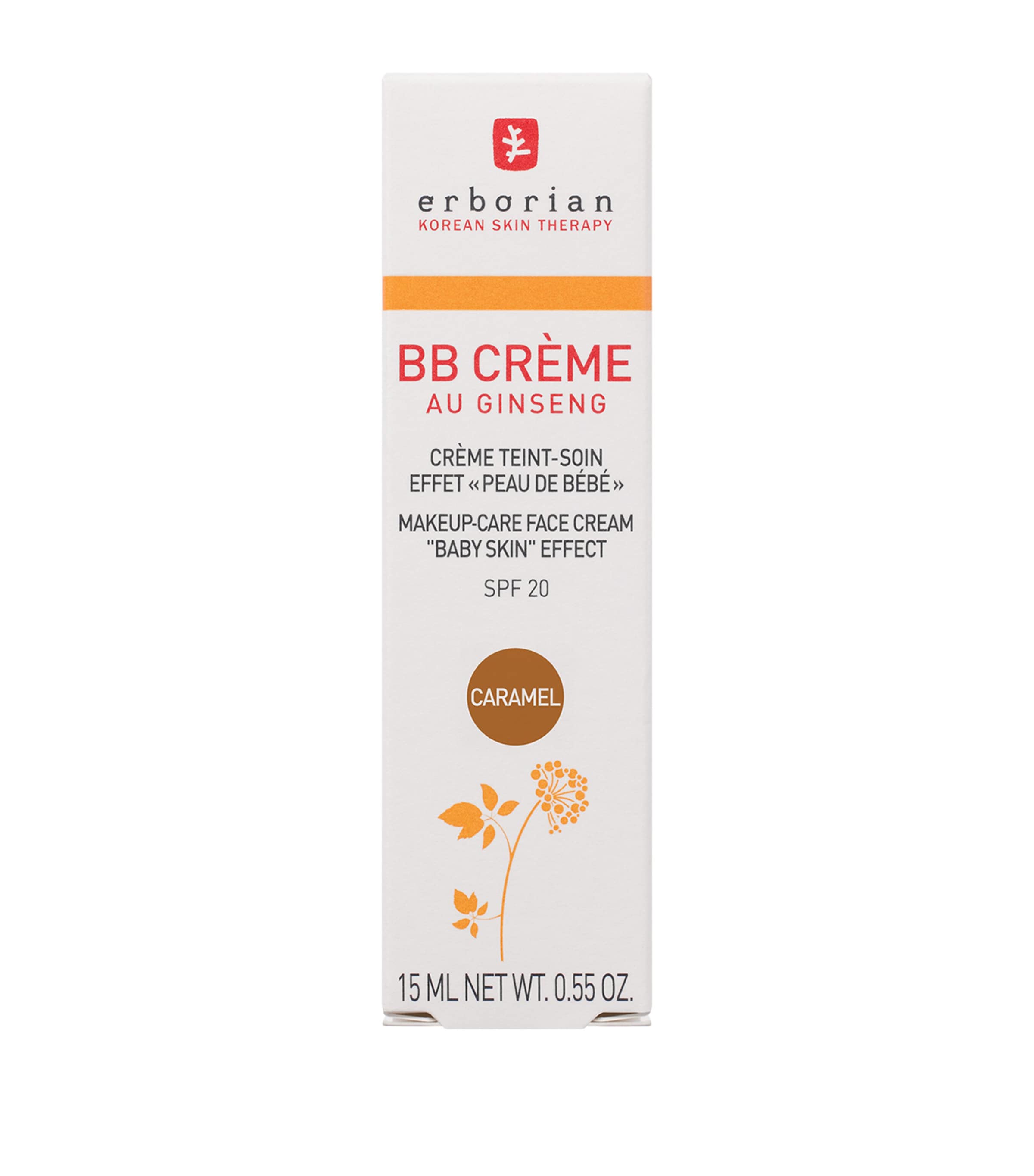 ERBORIAN BB Crème Au Ginseng (15ml) Caramel Image 6
