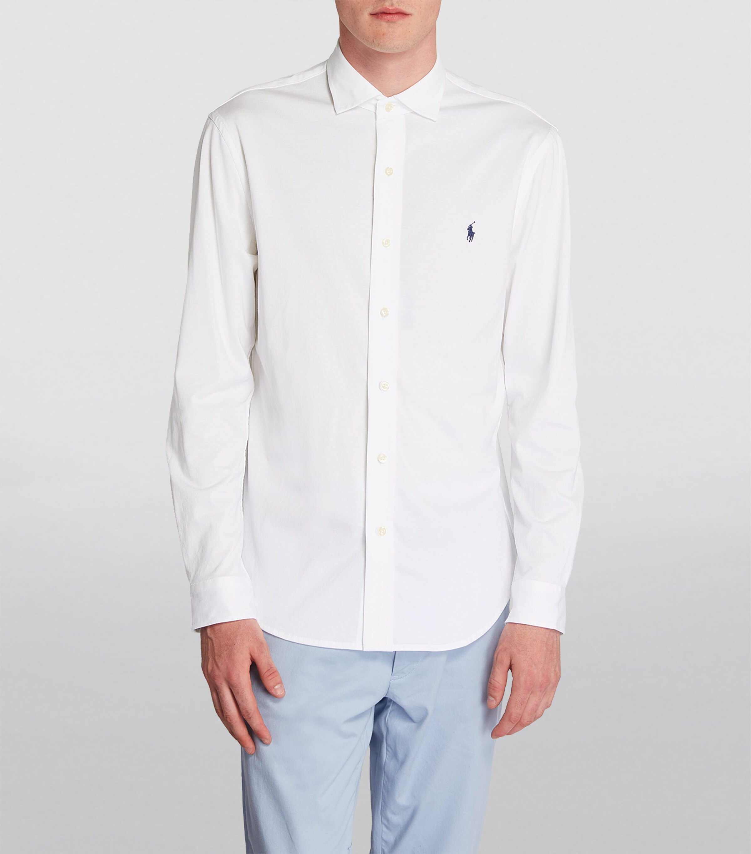 Cotton Jersey Shirt WHITE Image 3