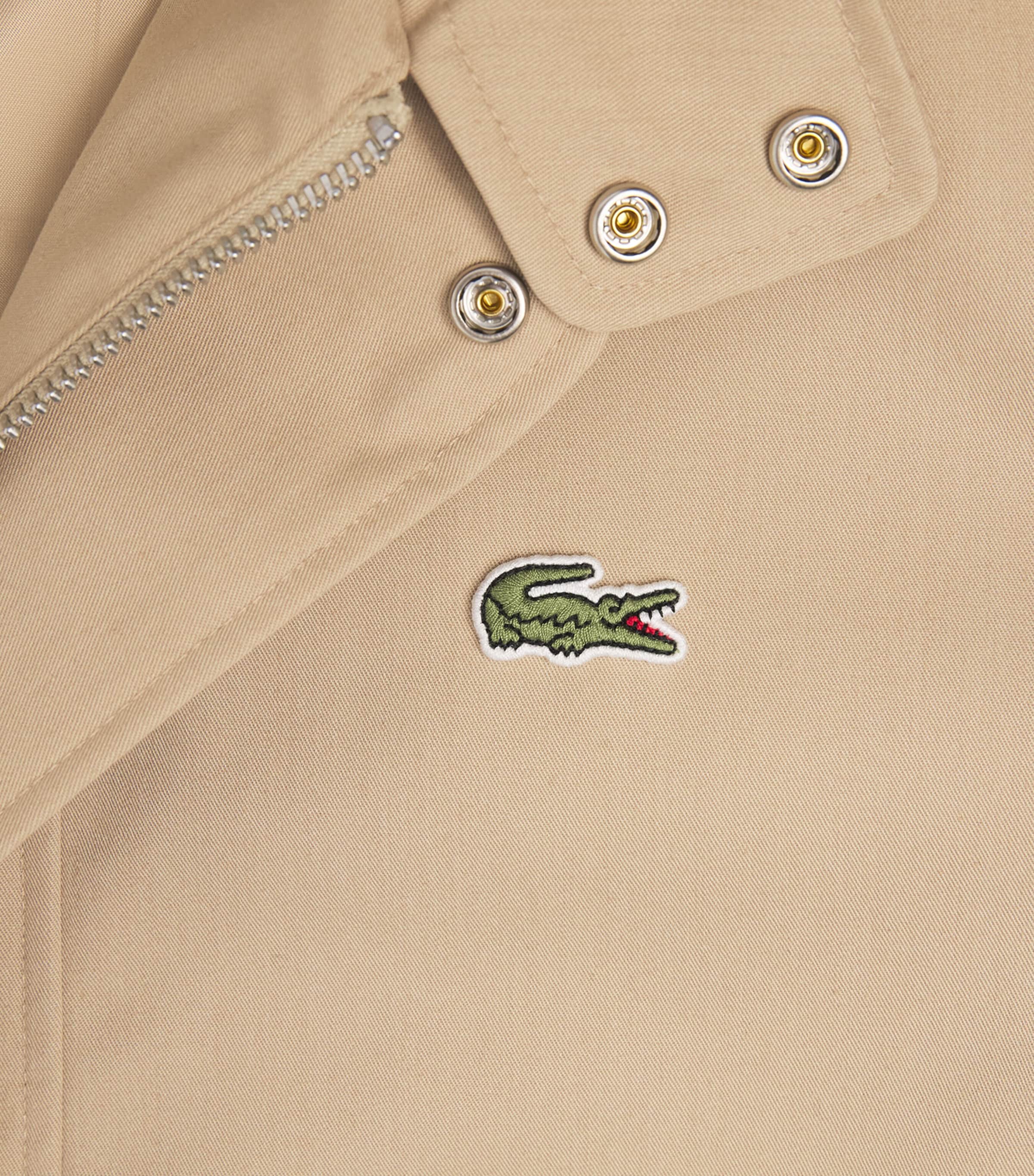 Lacoste Mens Twill Water-Repellent Harrington Jacket Viennese Image 6