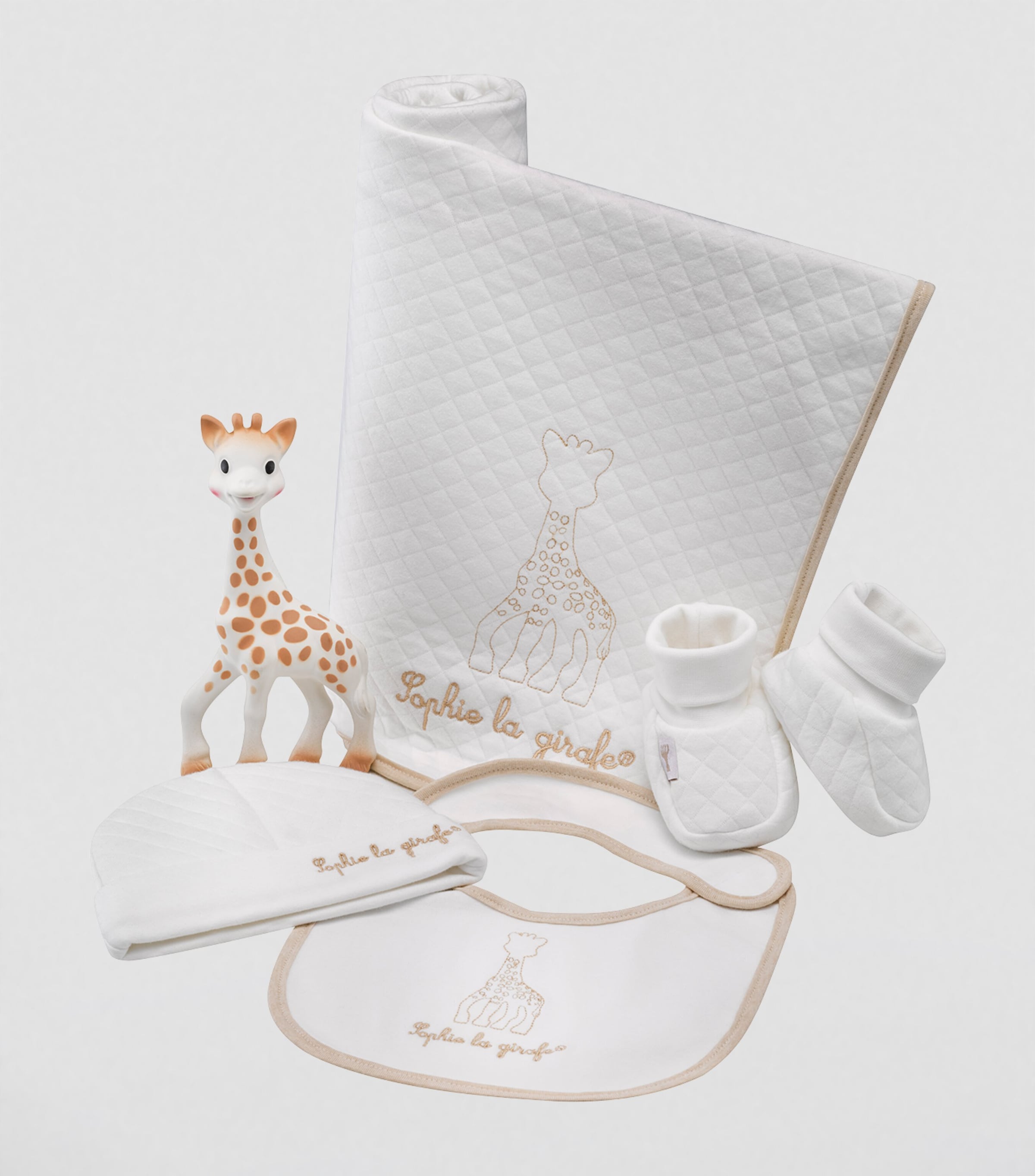 So Pure Sophie Teething Toy Gift Set CREAM Image 2