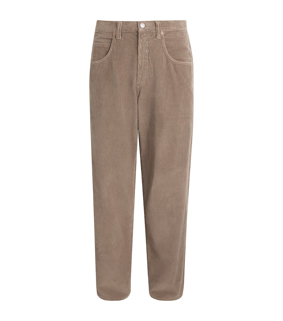 AGOLDE Mens Corduroy Fusion Wide Jeans Rockwell Image 1