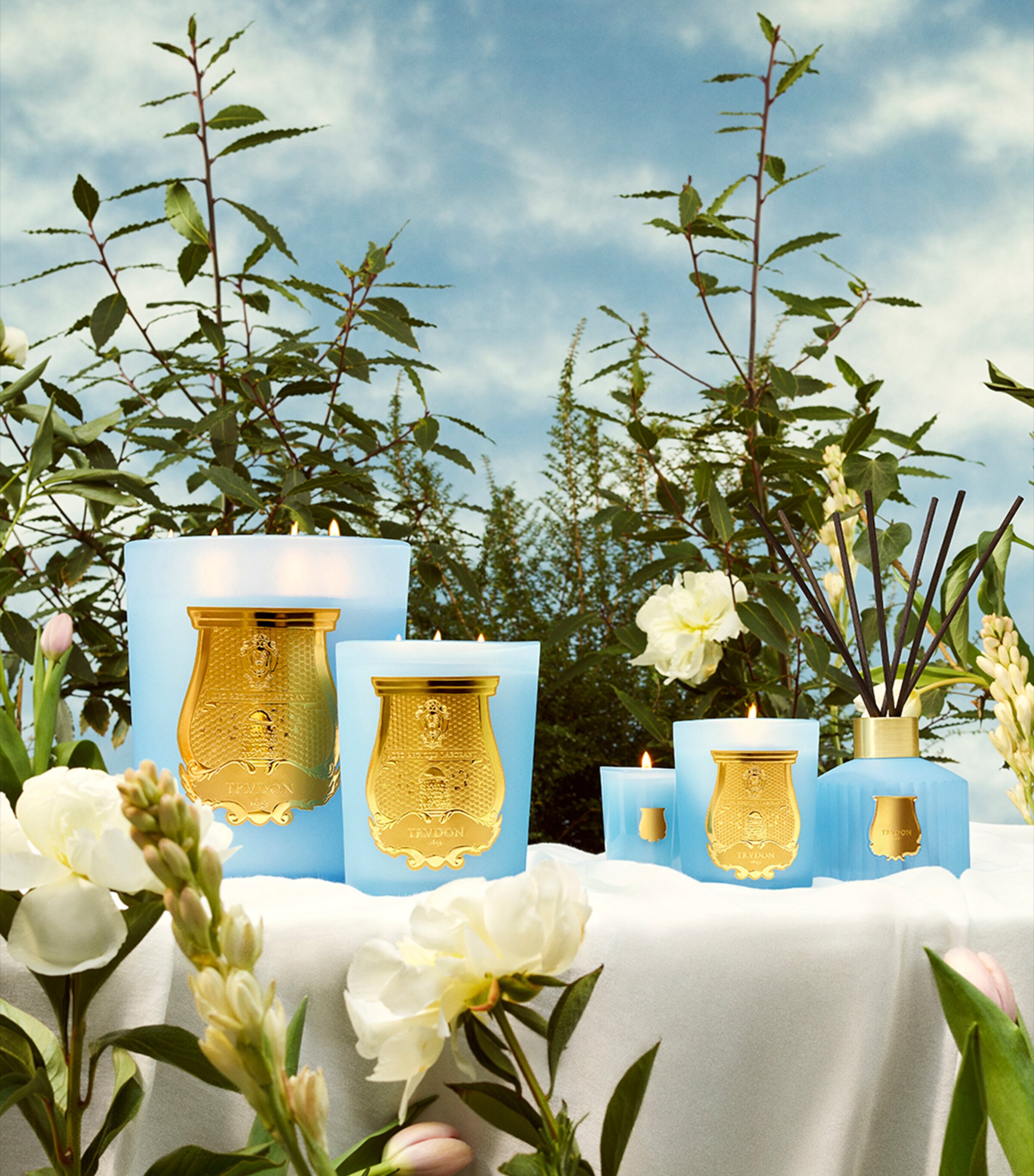 Great Versailles Scented Candle (2.8kg) BLUE Image 3