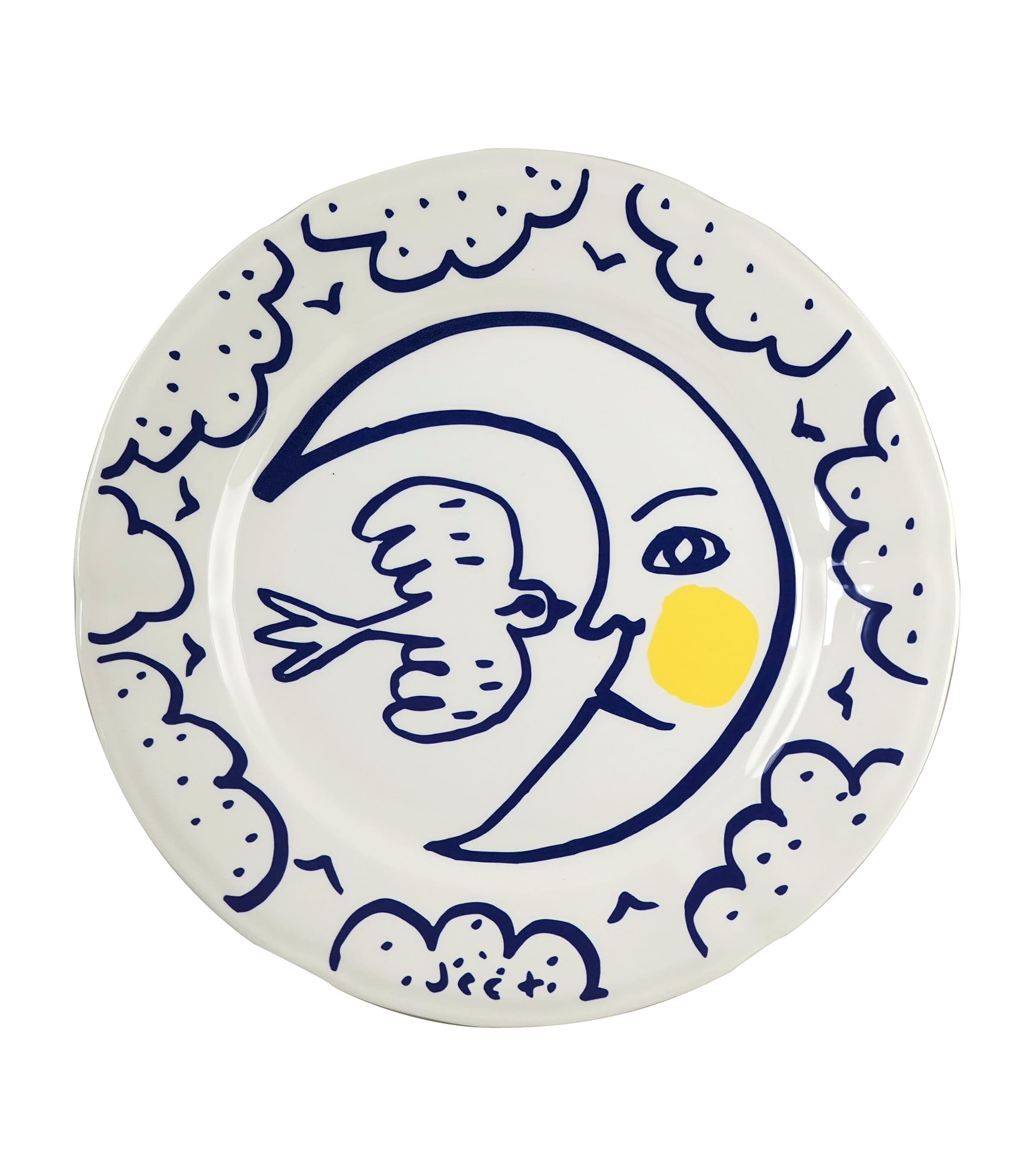 Gien Set Of 6 L'archipel Sentimental Dinner Plates