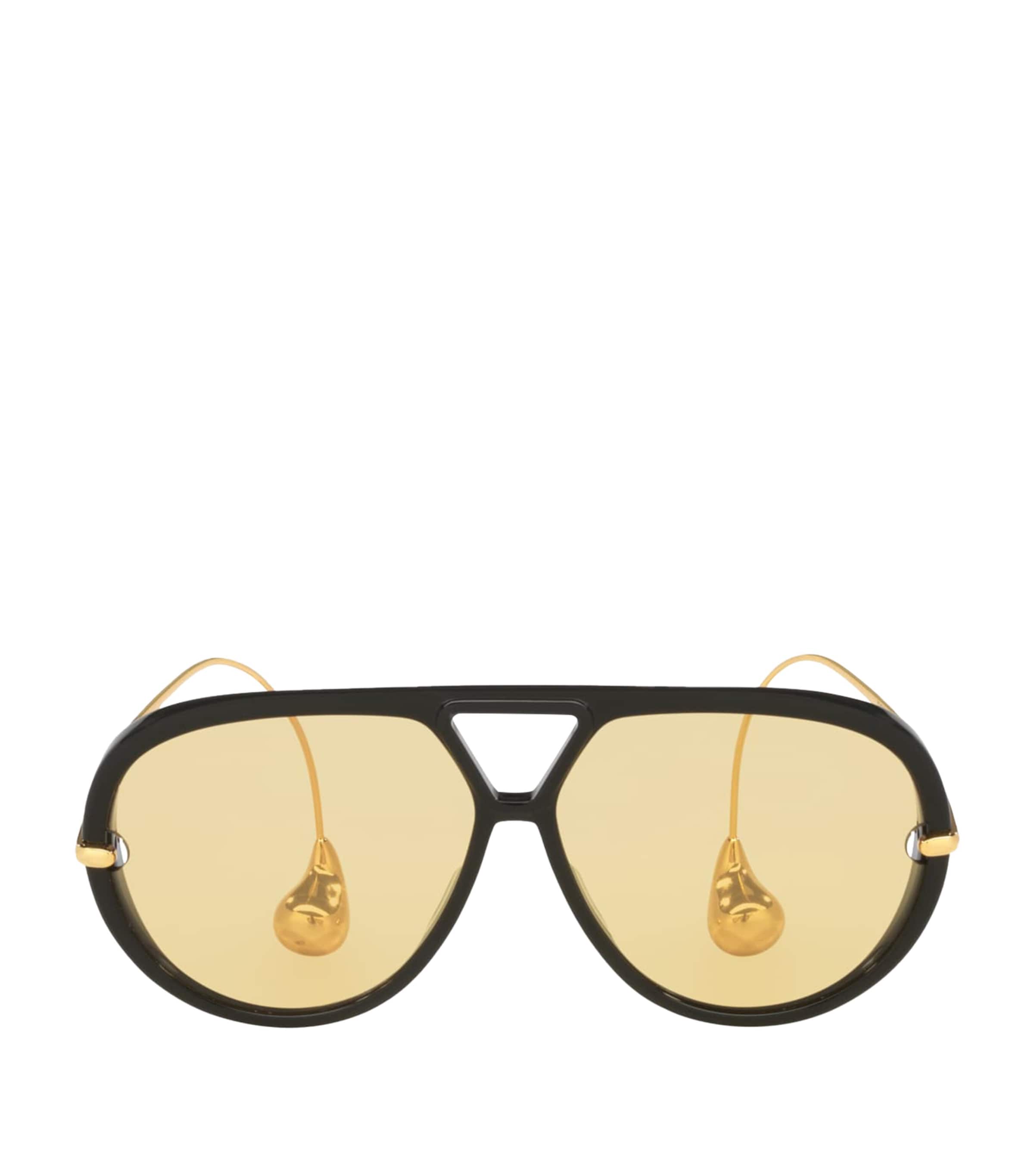 Bottega Veneta Aviator Sunglasses Image 1