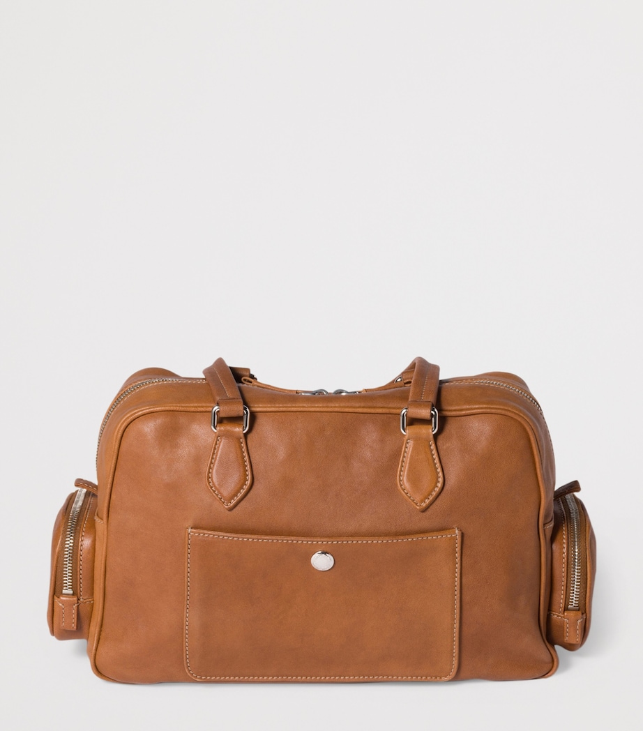 Nappa Leather Top-Handle Bag F098L Image 3