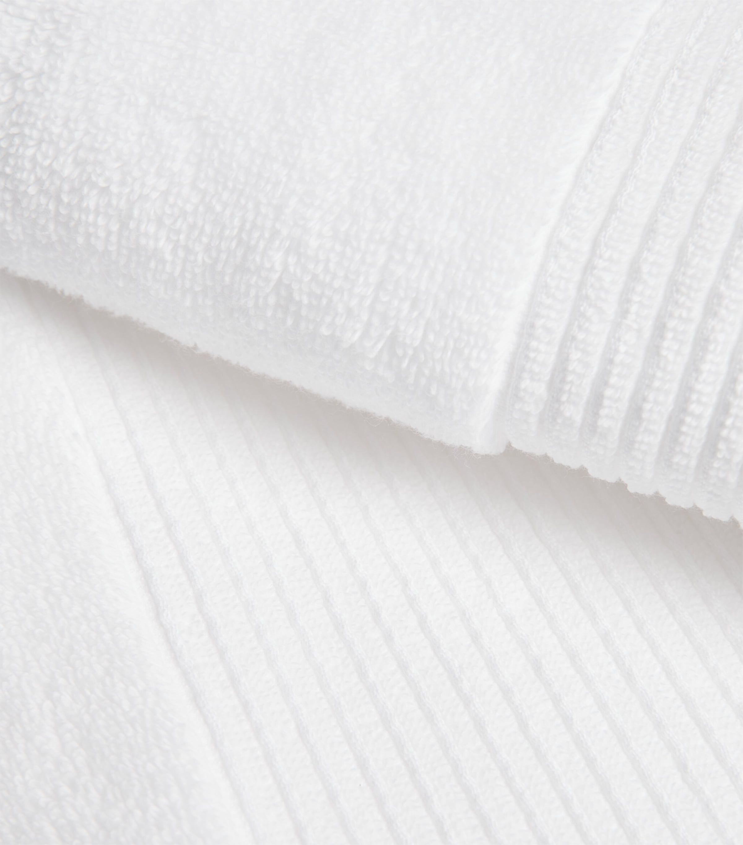 Organic Cotton Bath Sheet (100cm x 180cm) WHITE Image 3