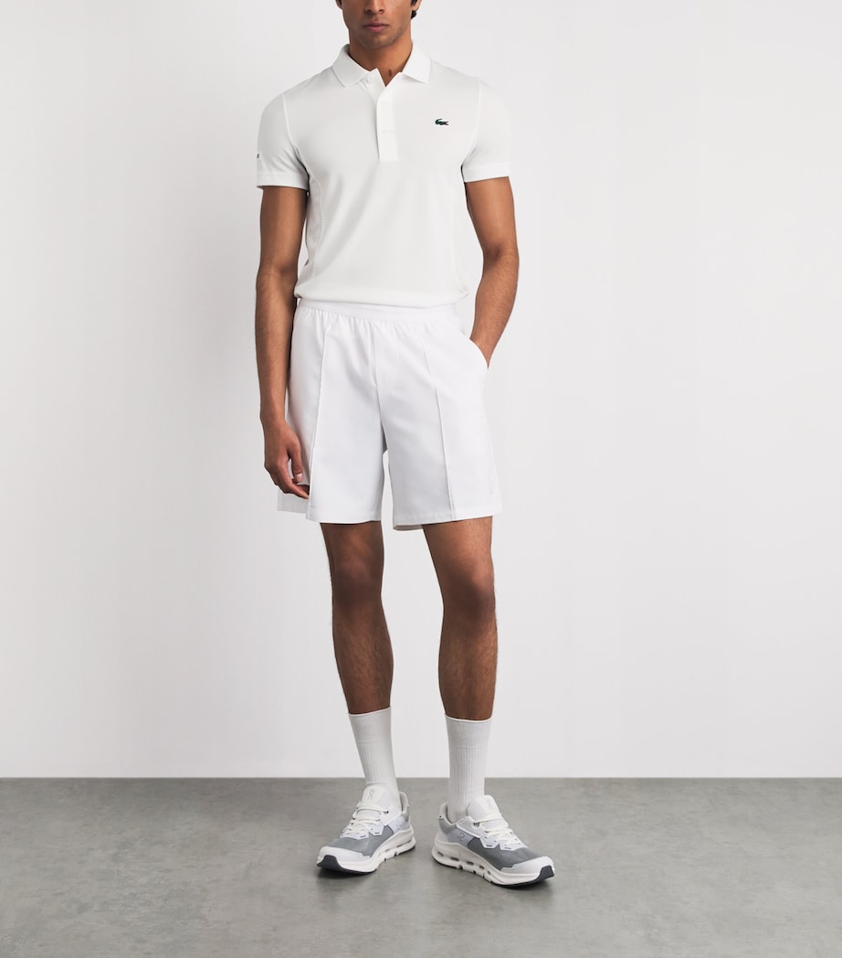 Lacoste Mens Technical Polo Shirt White Image 2