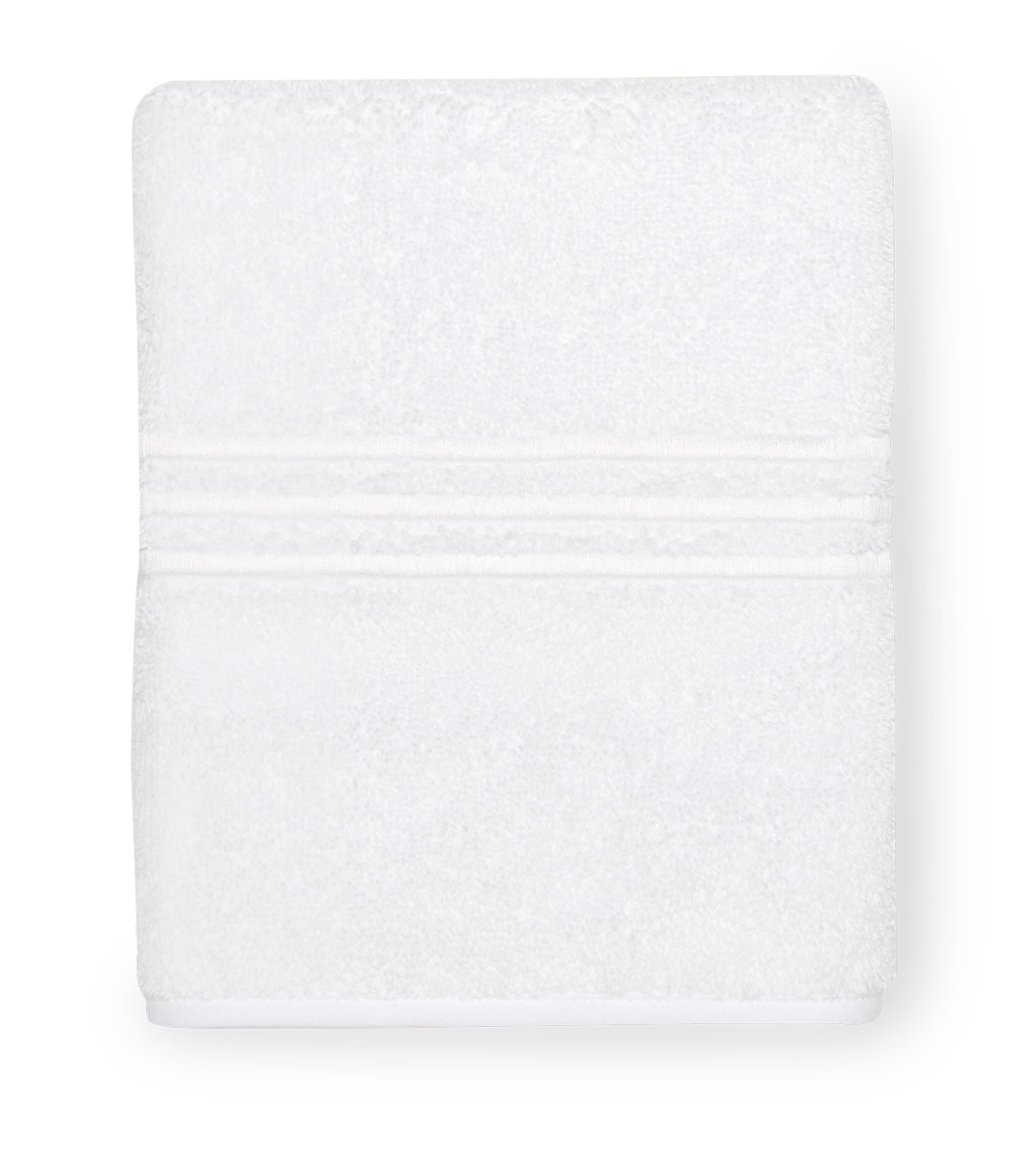 Pratesi Tre Righe Wash Cloth In White