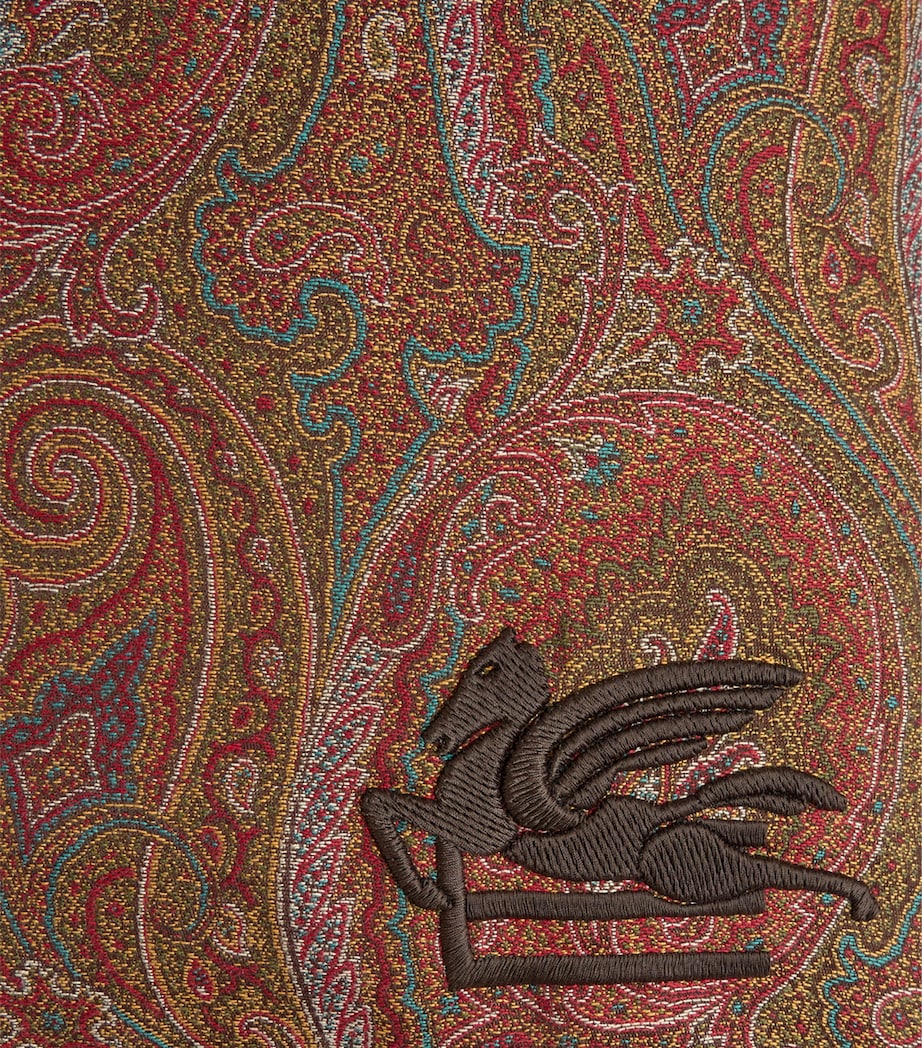 Cotton-Blend and Suede Arnica Cushion (45cm x 45cm) BROWN/GREY Image 3