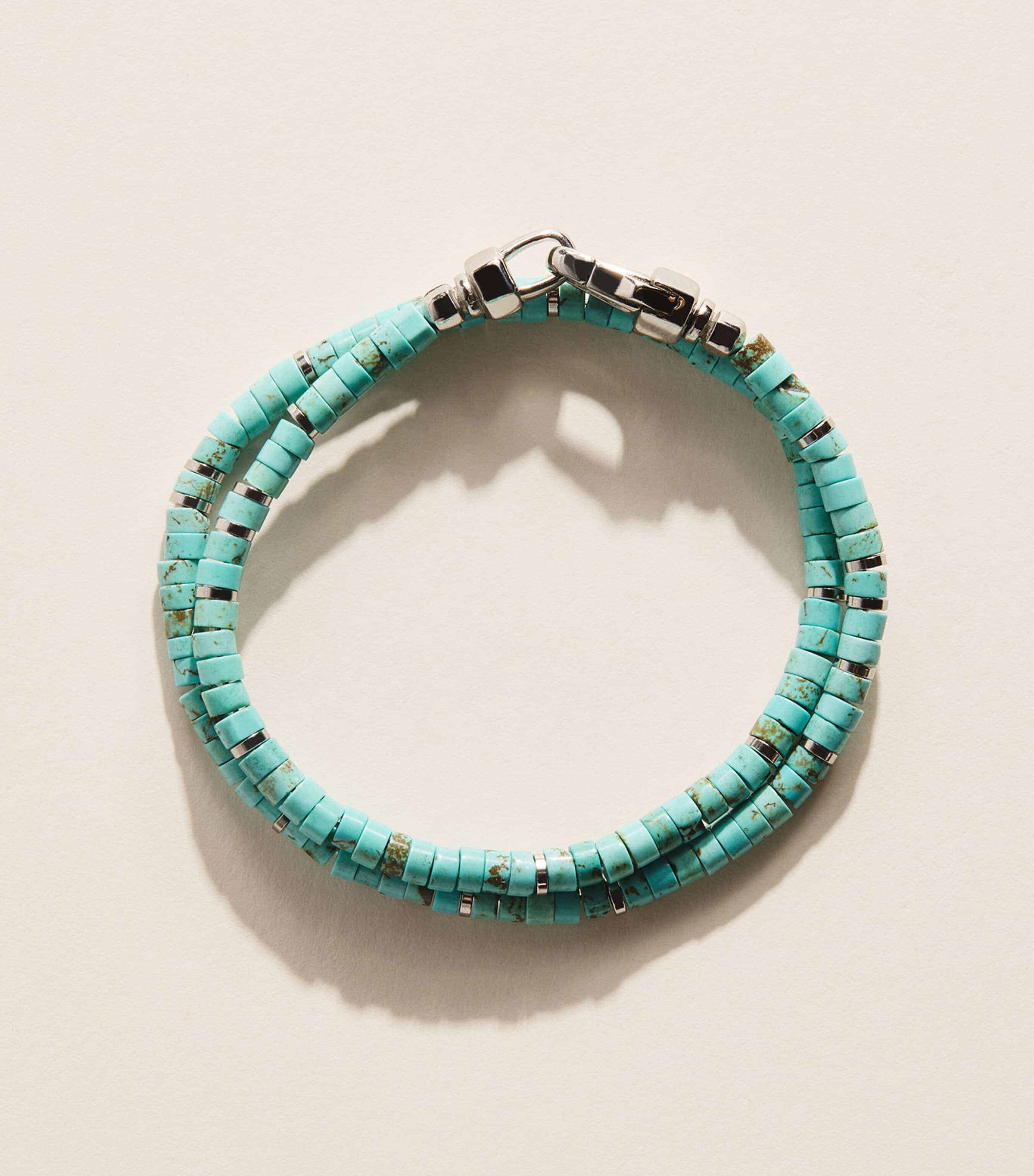 Nialaya Jewelry Heishi Wrap Bracelet Image 1