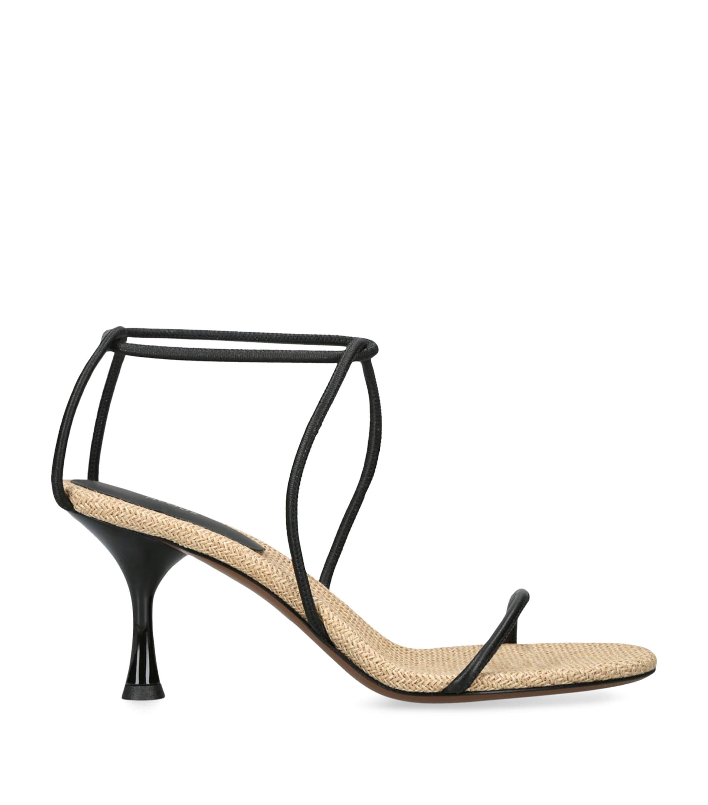 Neous Leather Nenque Sandals 80 In Black