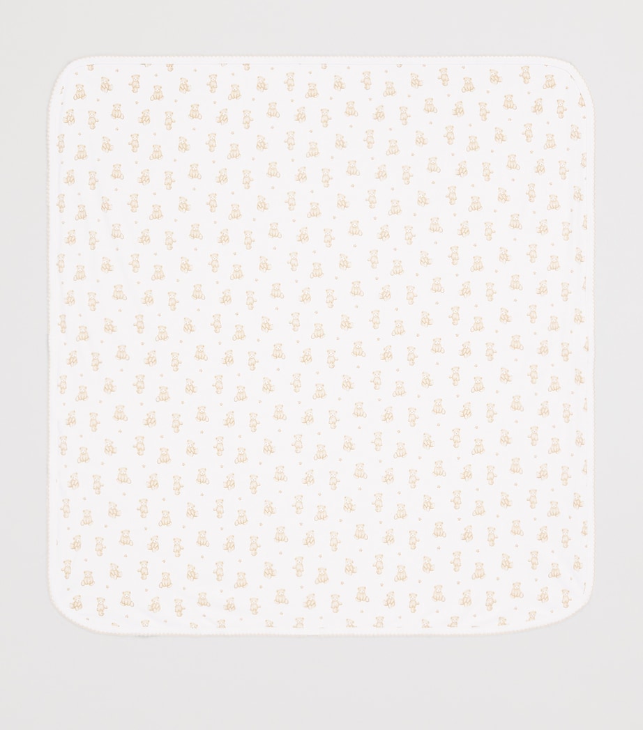 Pima Cotton Teddy Bear Time Blanket (73cm x 73cm) K200BROWN Image 2