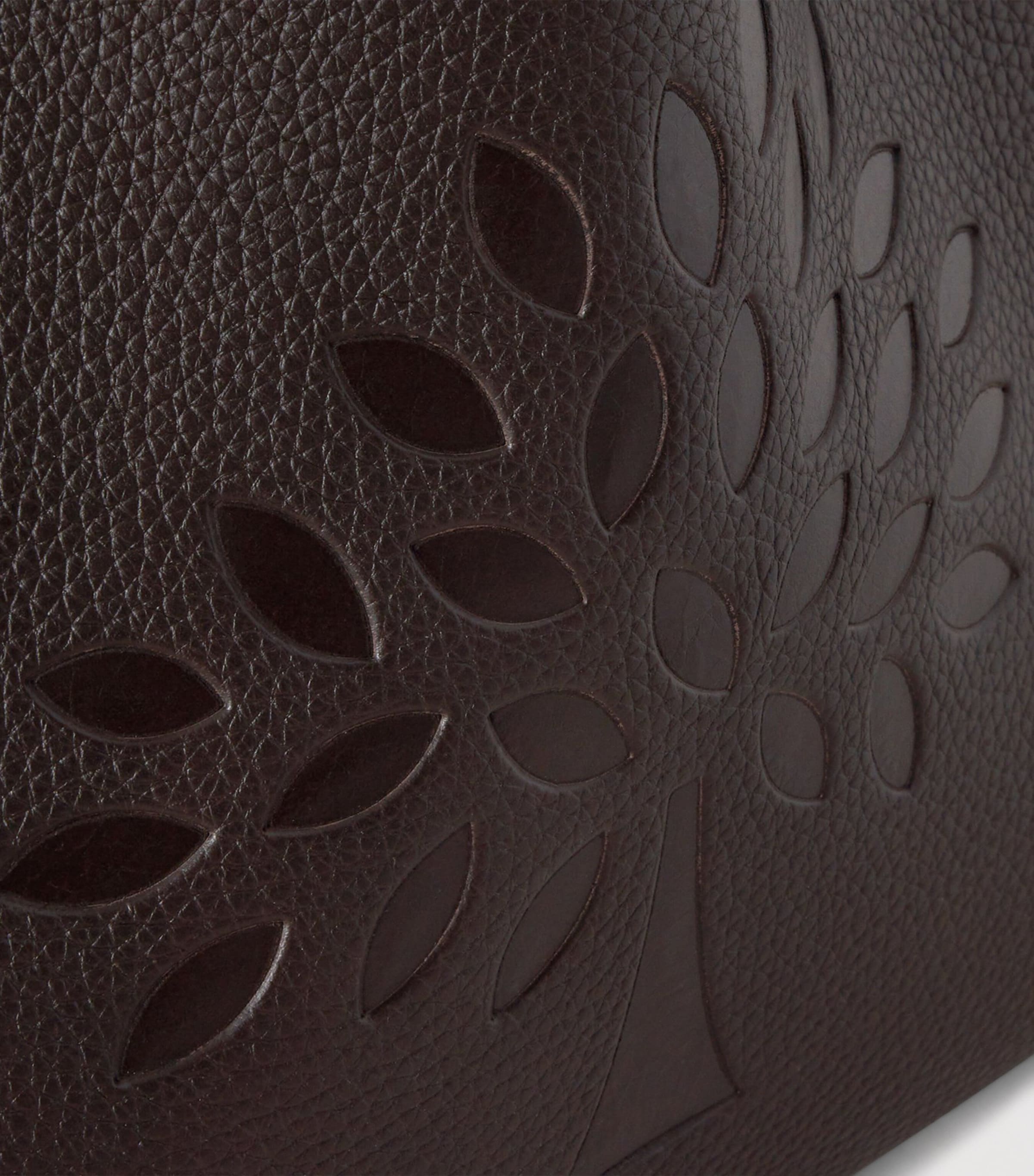 Mulberry Leather Tree Tote Bag Ebony Image 6