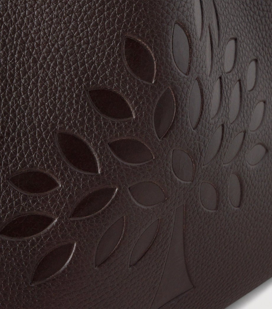 Mulberry Leather Tree Tote Bag Ebony Image 6
