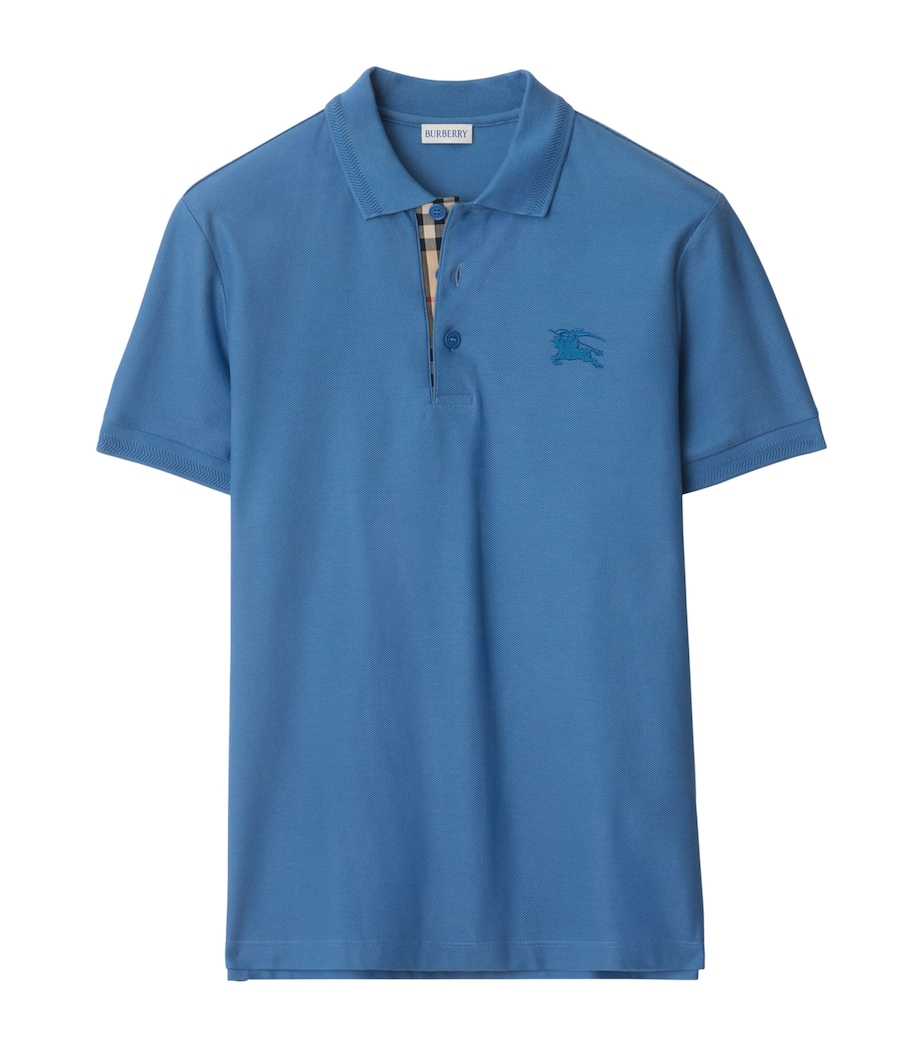 Piqué Cotton Polo Shirt POOL Image 1
