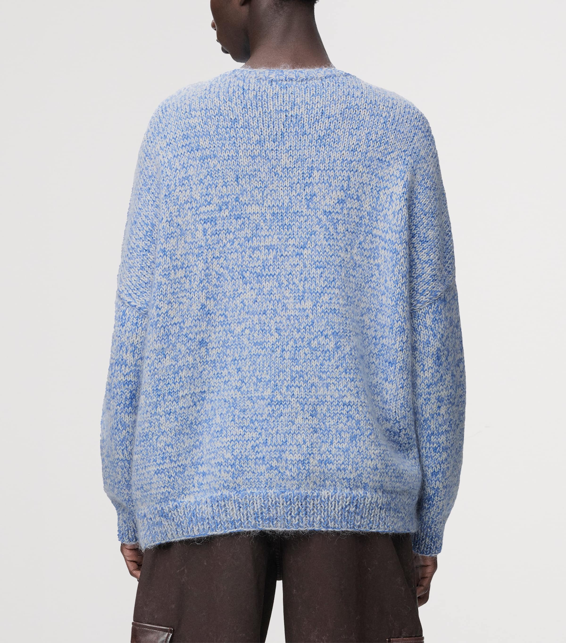 x Louis Wain Wool-Blend Cat Sweater BLUE/WHITE Image 6