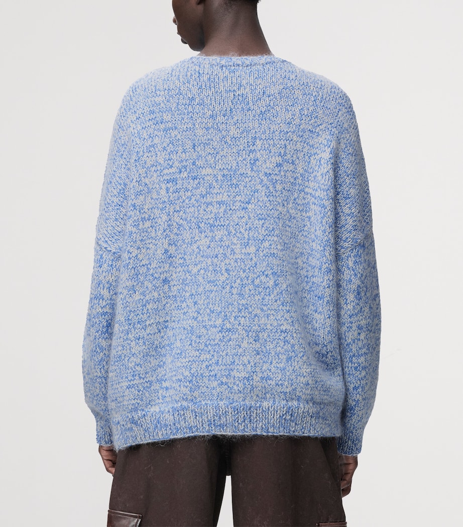 x Louis Wain Wool-Blend Cat Sweater BLUE/WHITE Image 6