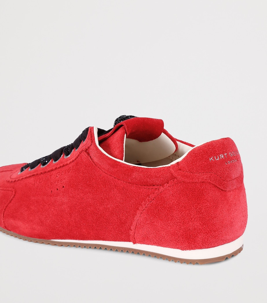 Suede Islington Low-Top Sneakers RED Image 2