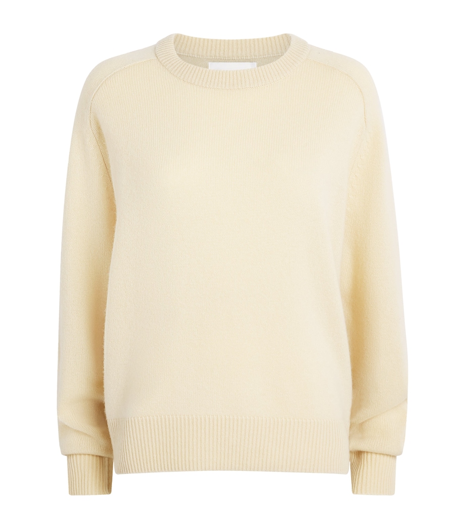 Soft Goat Womens Cashmere Boyfriend Sweater Waxed Paper Image 1