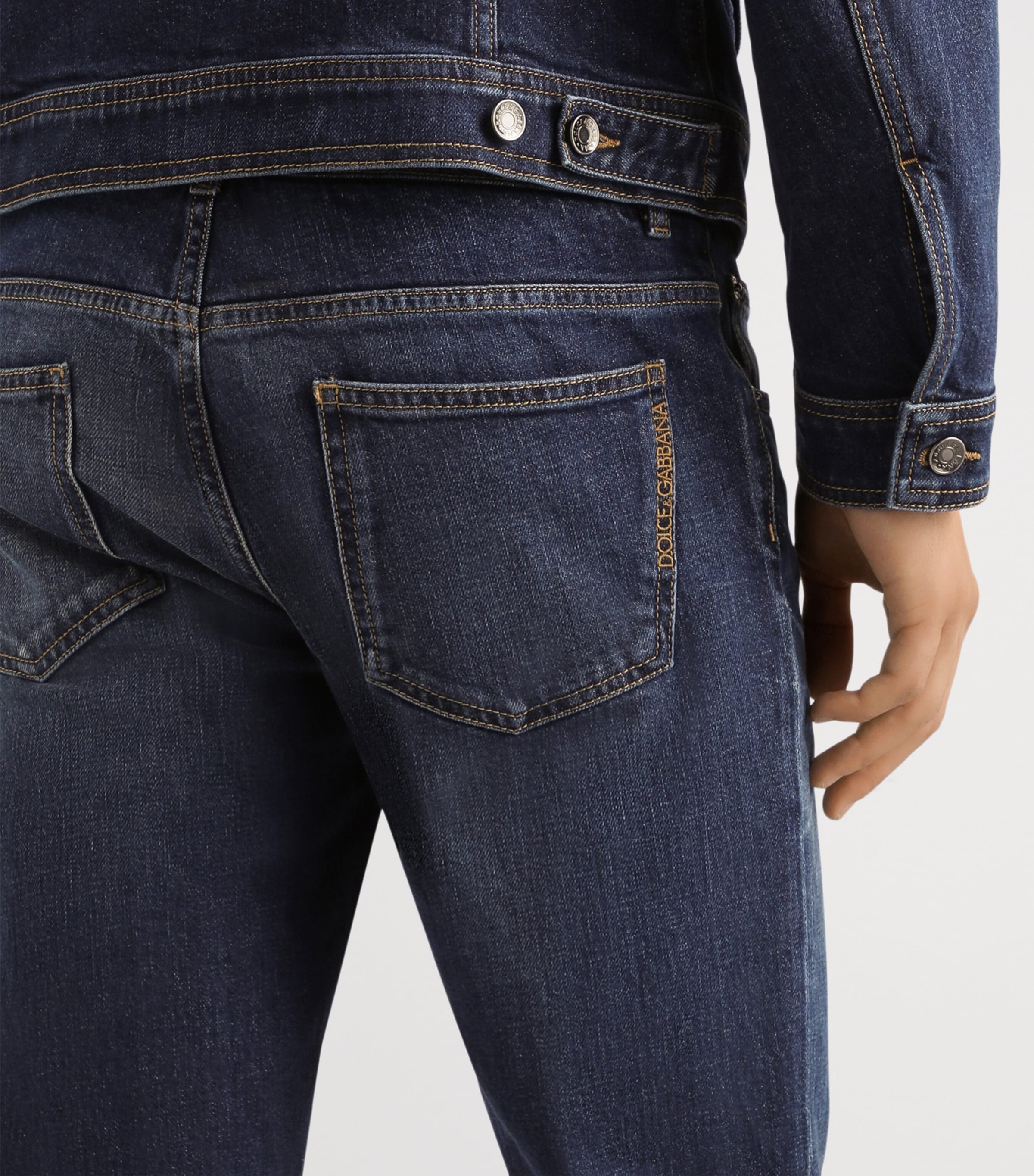 Embroidered Slim Jeans S9001-COMBINED Image 5