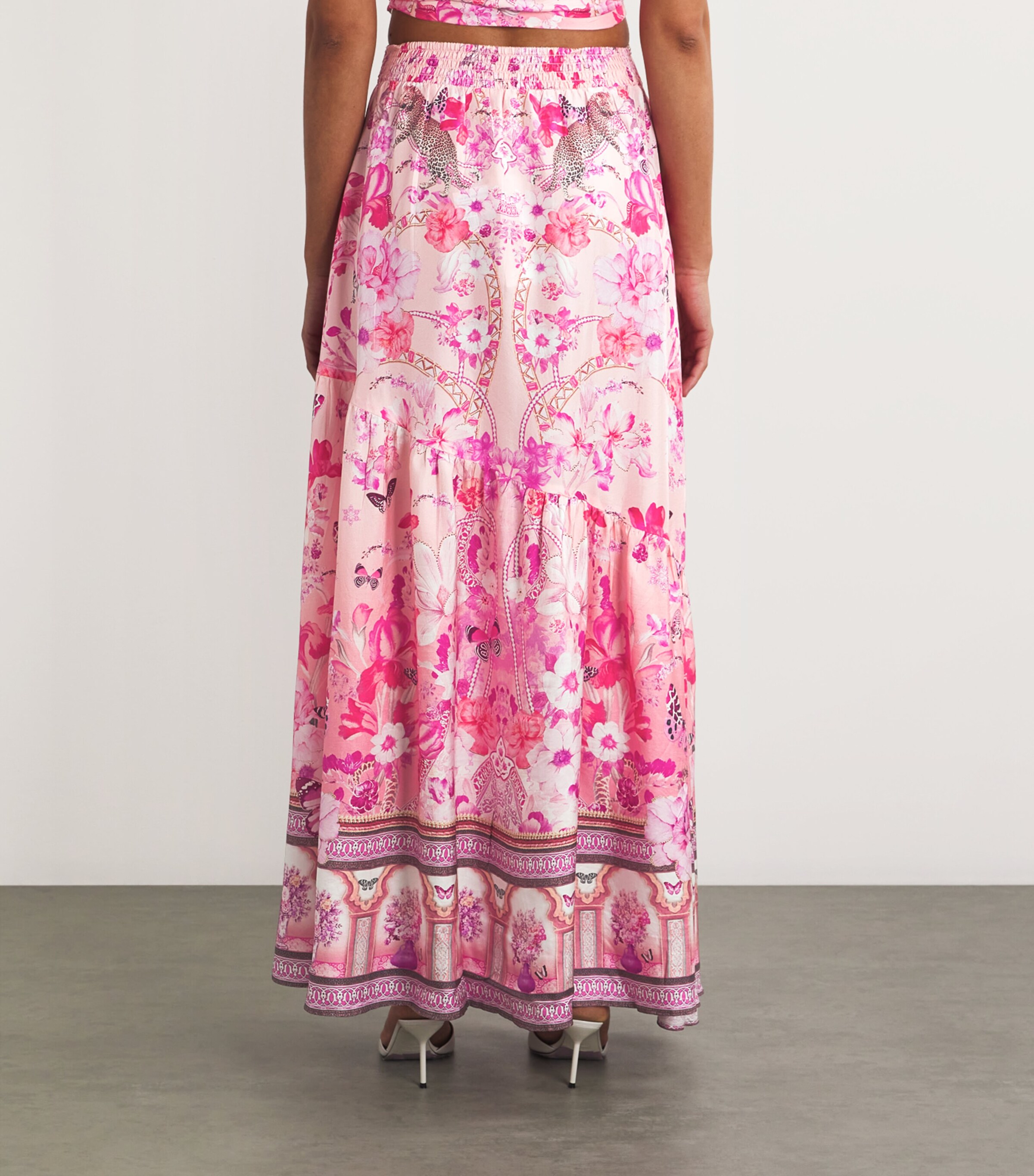 Silk Maxi Skirt BOTANOVL Image 4