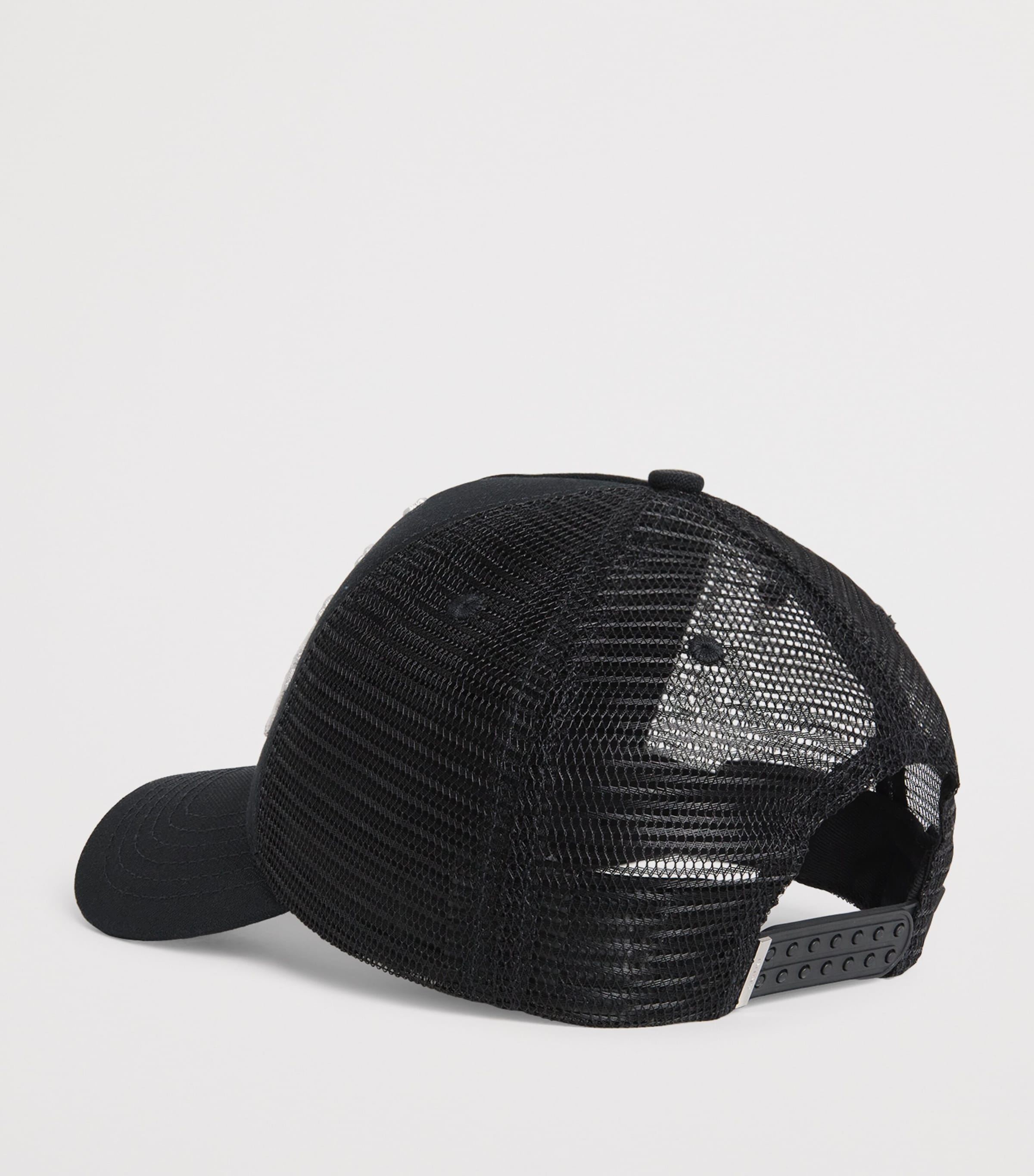 AMIRI Stacked Bones Trucker Hat Black Image 3