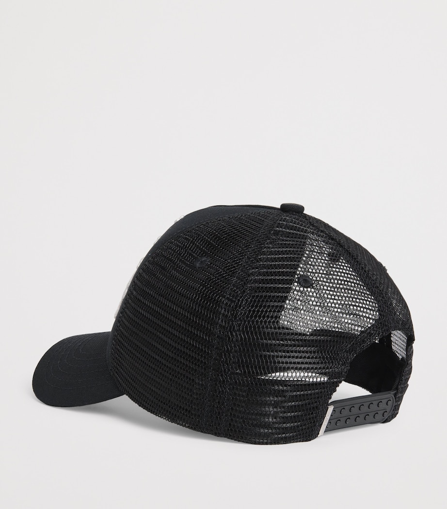 AMIRI Stacked Bones Trucker Hat Black Image 3
