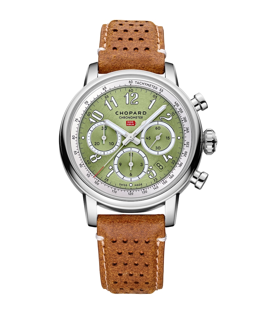 Lucent Steel Mille Miglia Chronograph Watch 40.5mm STAINLESS STEEL Image 1