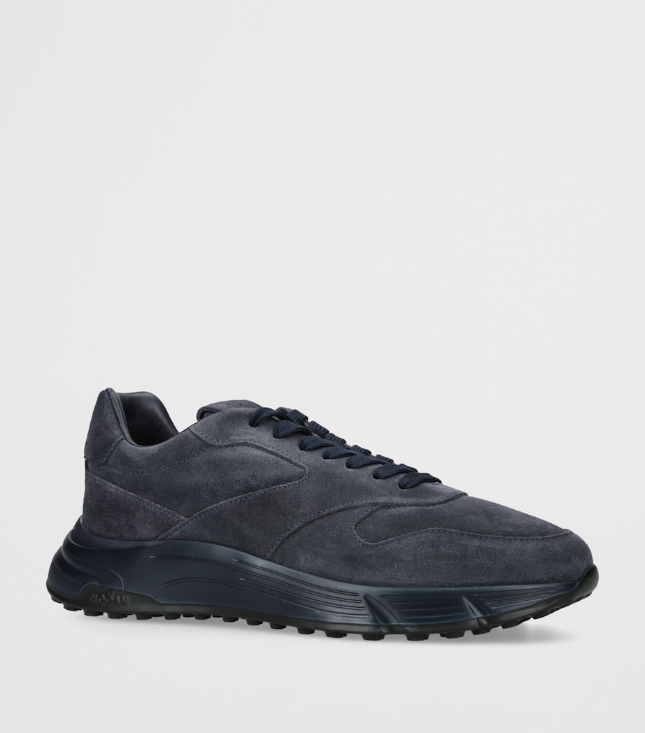 Leather Hyperlight Sneakers NAVY Image 3
