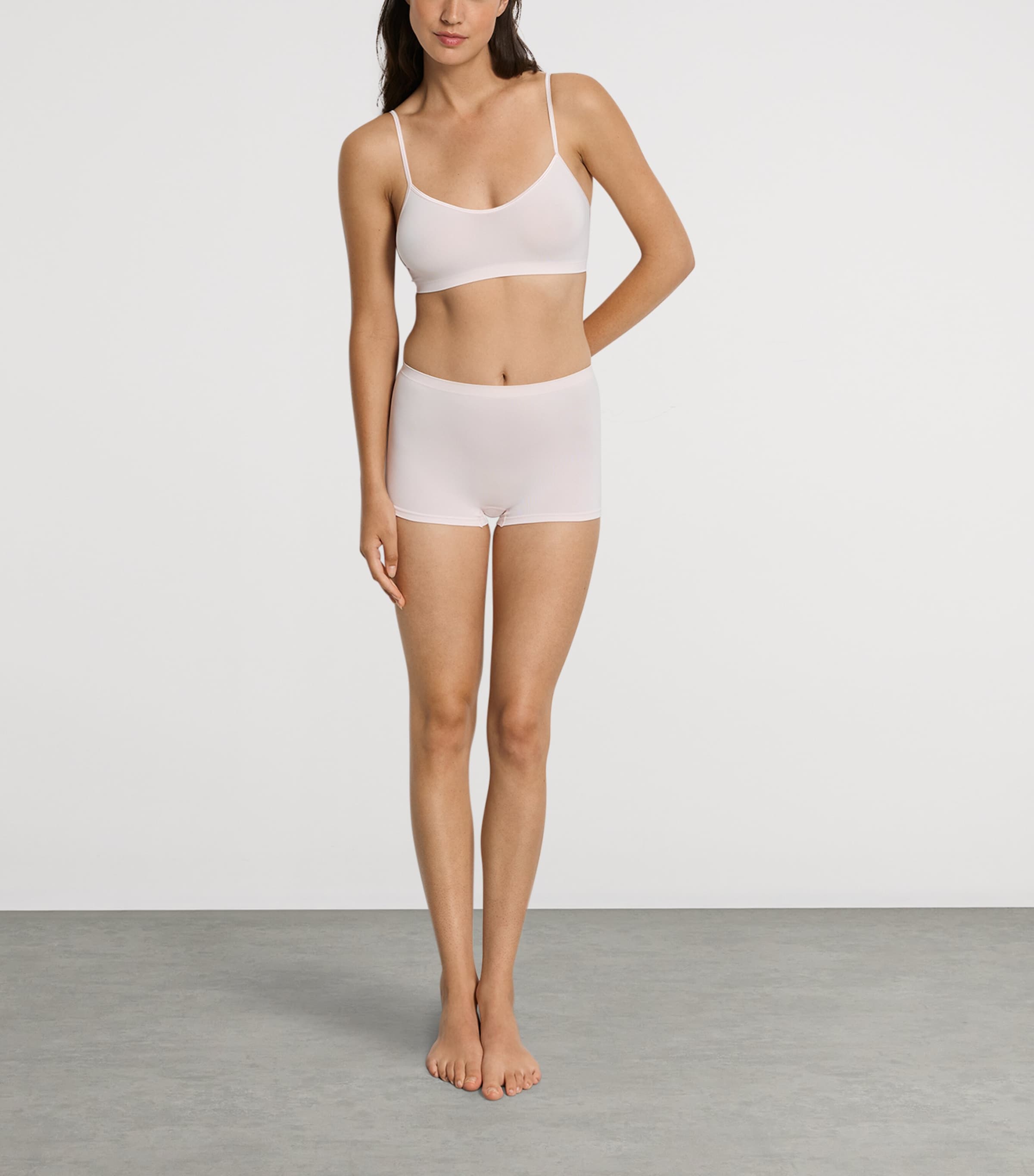 Hanro Womens Touch Feeling Boy Shorts Honeydew Image 2
