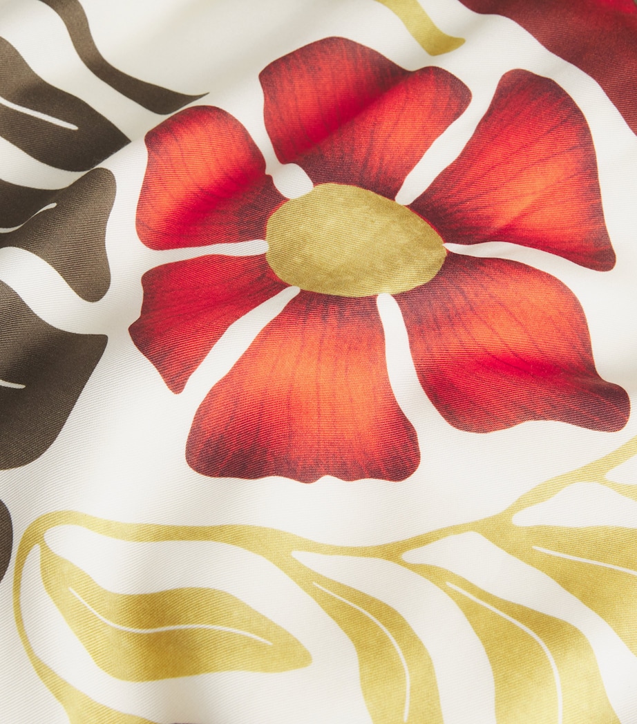 Jersey Floral Print Julietta Maxi Dress FIORELLO ROSSO Image 5