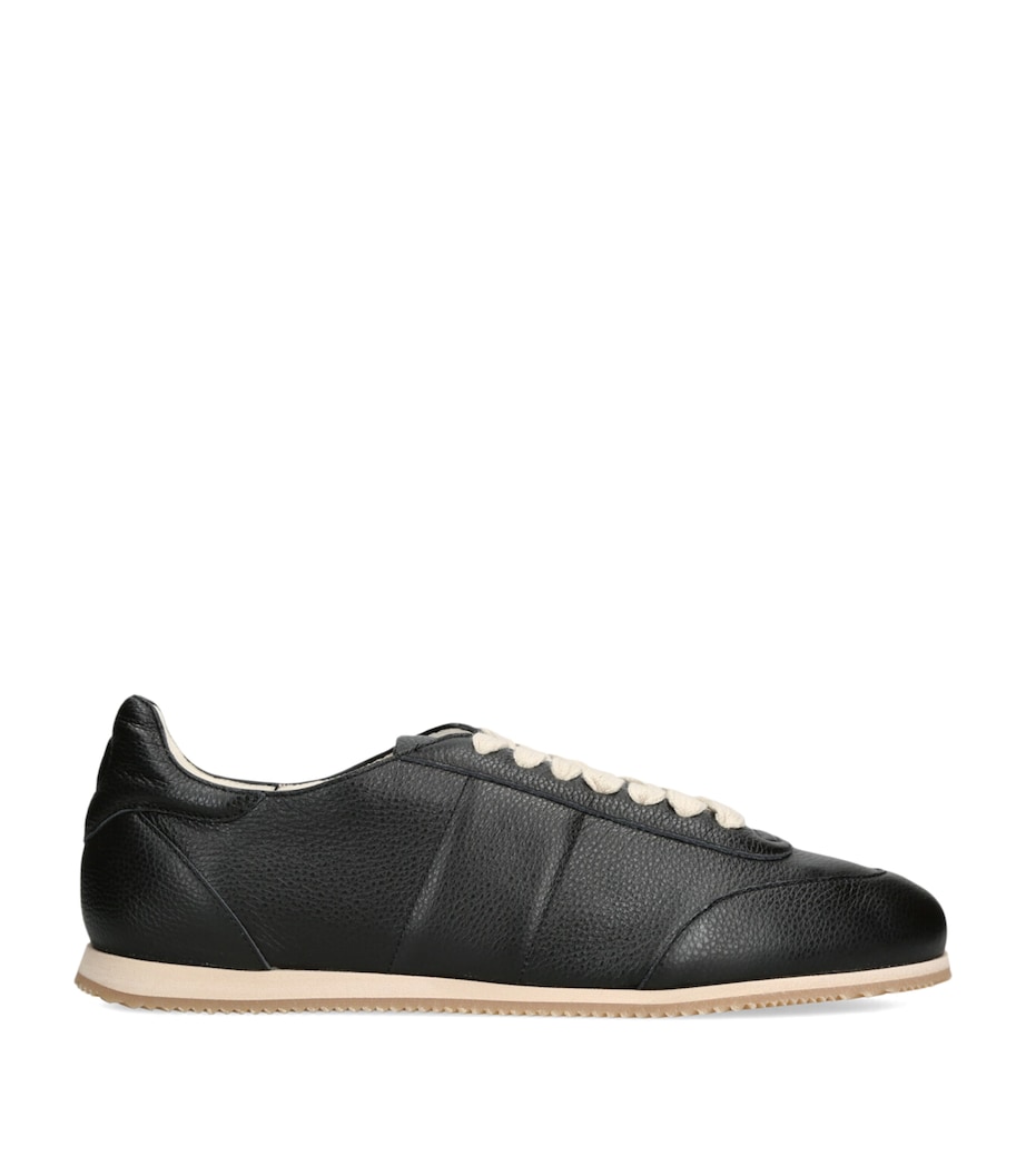Born Outside Leather Tempo Sneakers Black Image 1