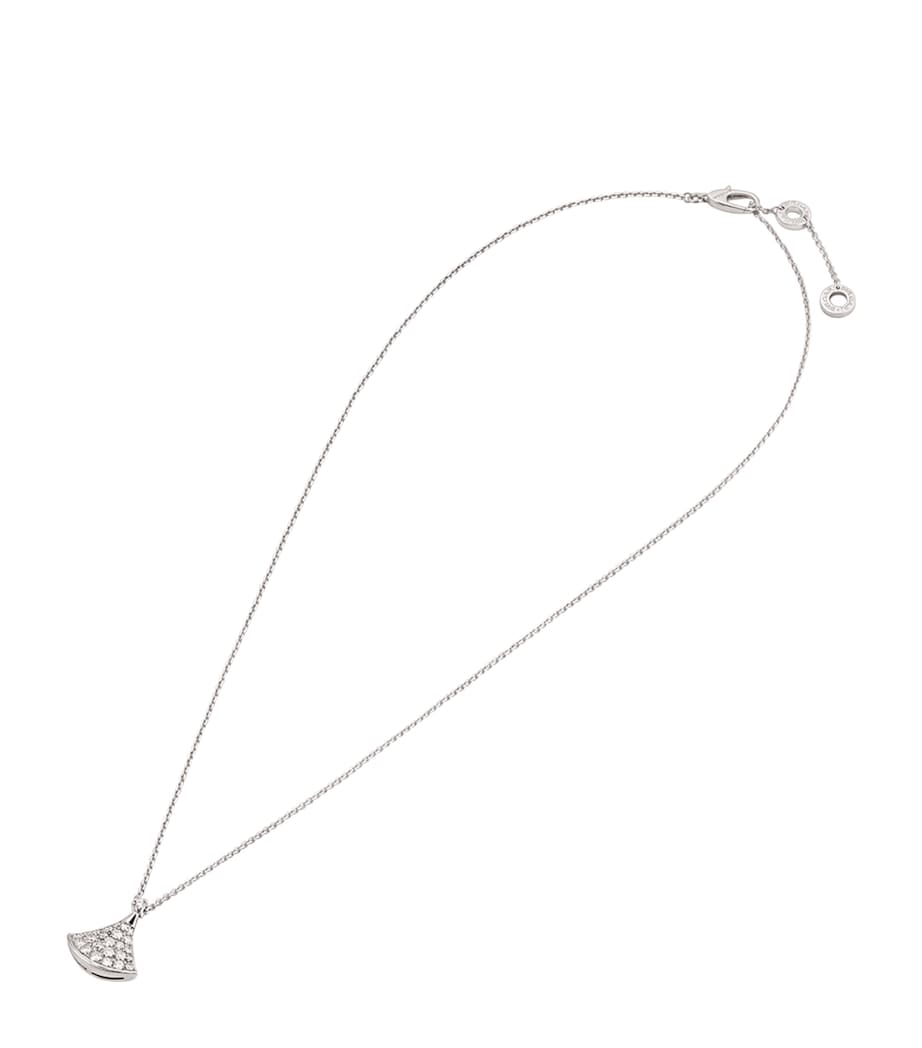 White Gold and Diamond Divas' Dream Necklace WHITE GOLD Image 1