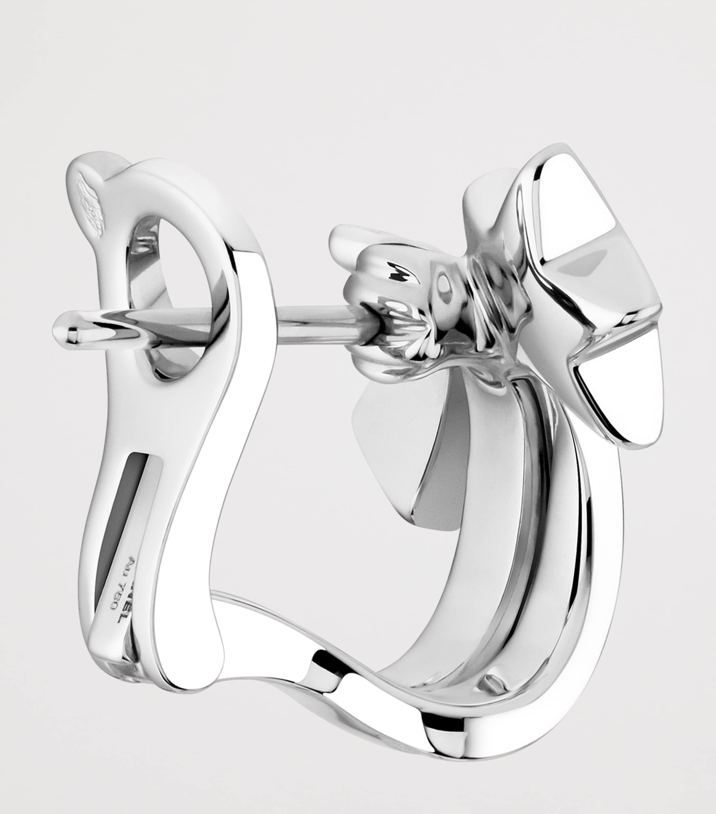 White Gold and Diamonds Étoile Filante Earrings WHITE Image 3