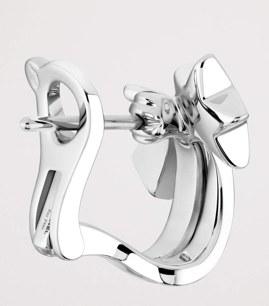 White Gold and Diamonds Étoile Filante Earrings WHITE Image 3